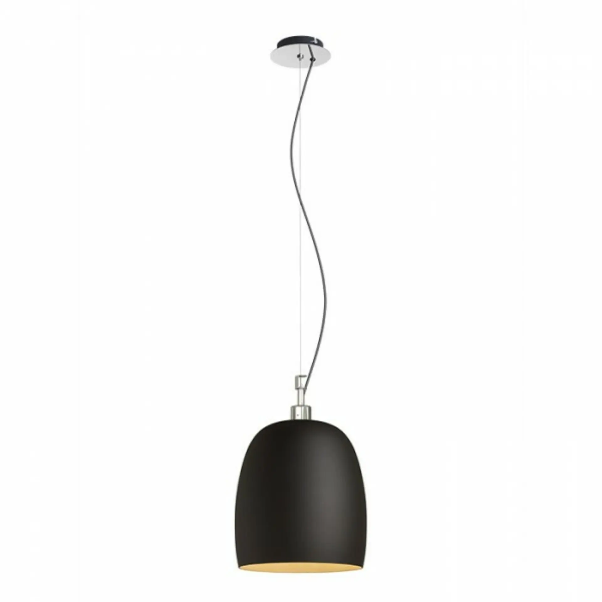 RED - DESIGN RENDL RENDL COROA NEW 28 závěsná černá chrom 230V E27 53W R13825