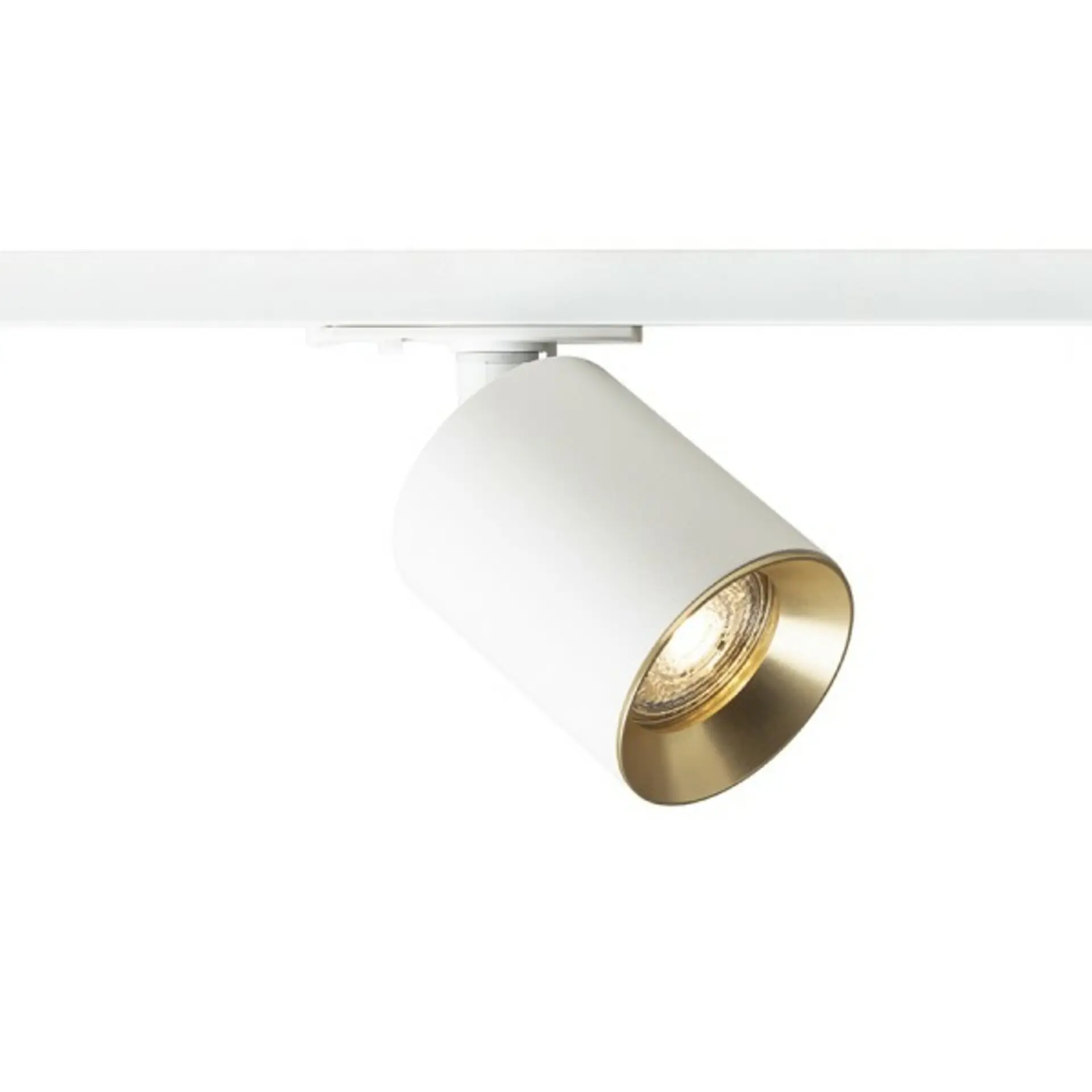 RED R13870 DARIO pro jednookr. lištu bílá česaná mosaz 230V GU10 9W - RED - DESIGN RENDL