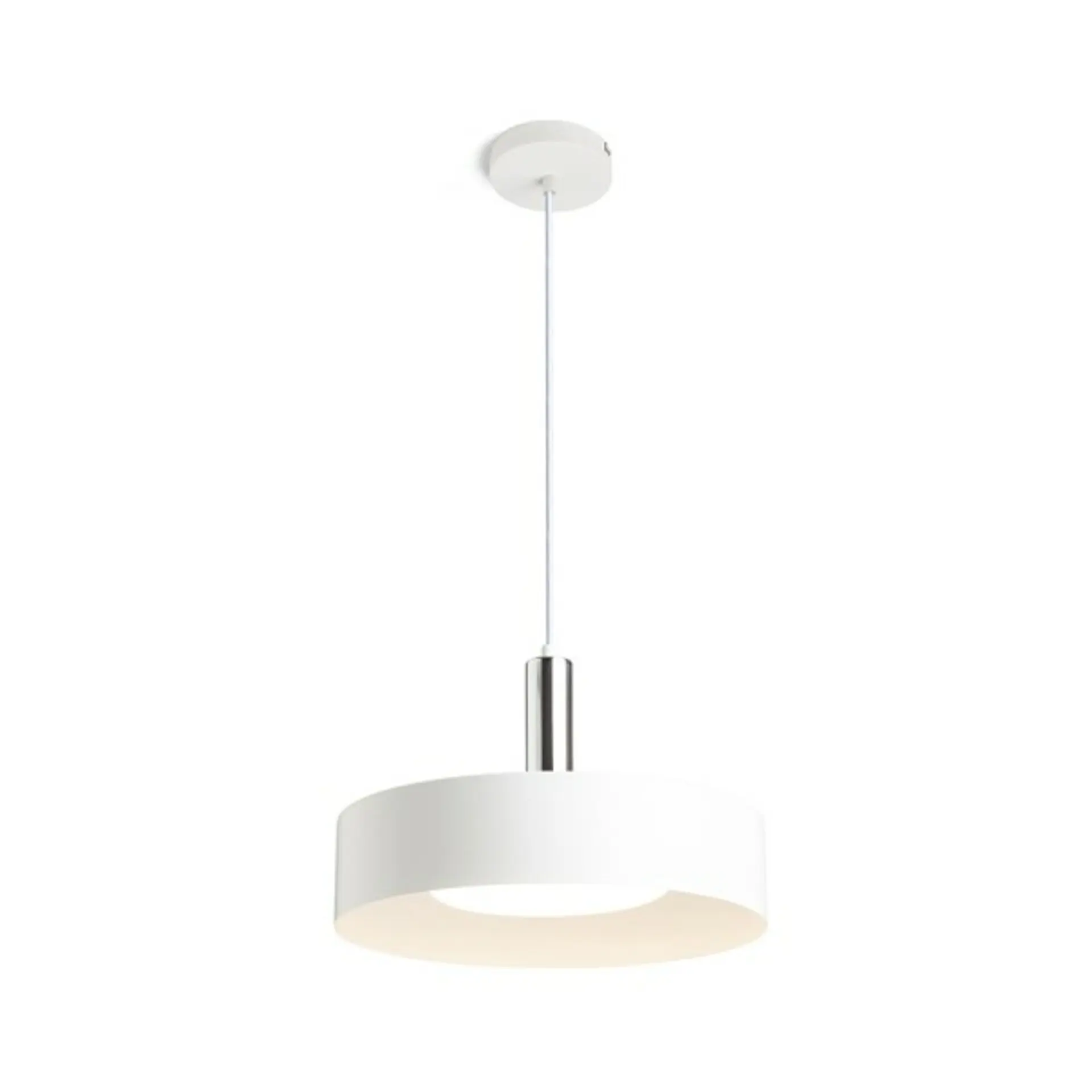 RED - DESIGN RENDL RENDL GIULIA 40 závěsná bílá chrom 230V E27 40W R13912