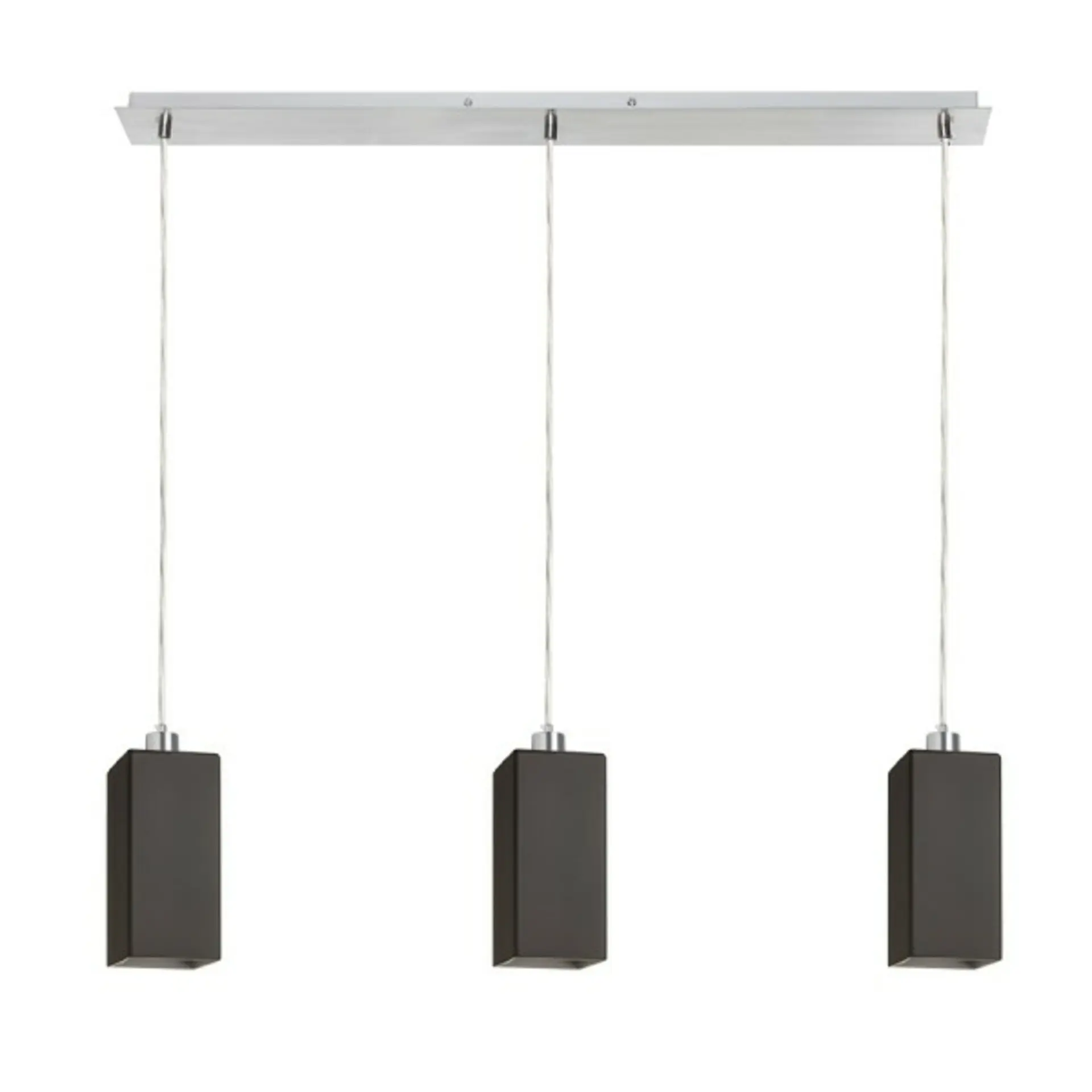 RED - DESIGN RENDL RENDL LIZ III 80 závěsná černá sklo/chrom 230V E27 3x11W R14030