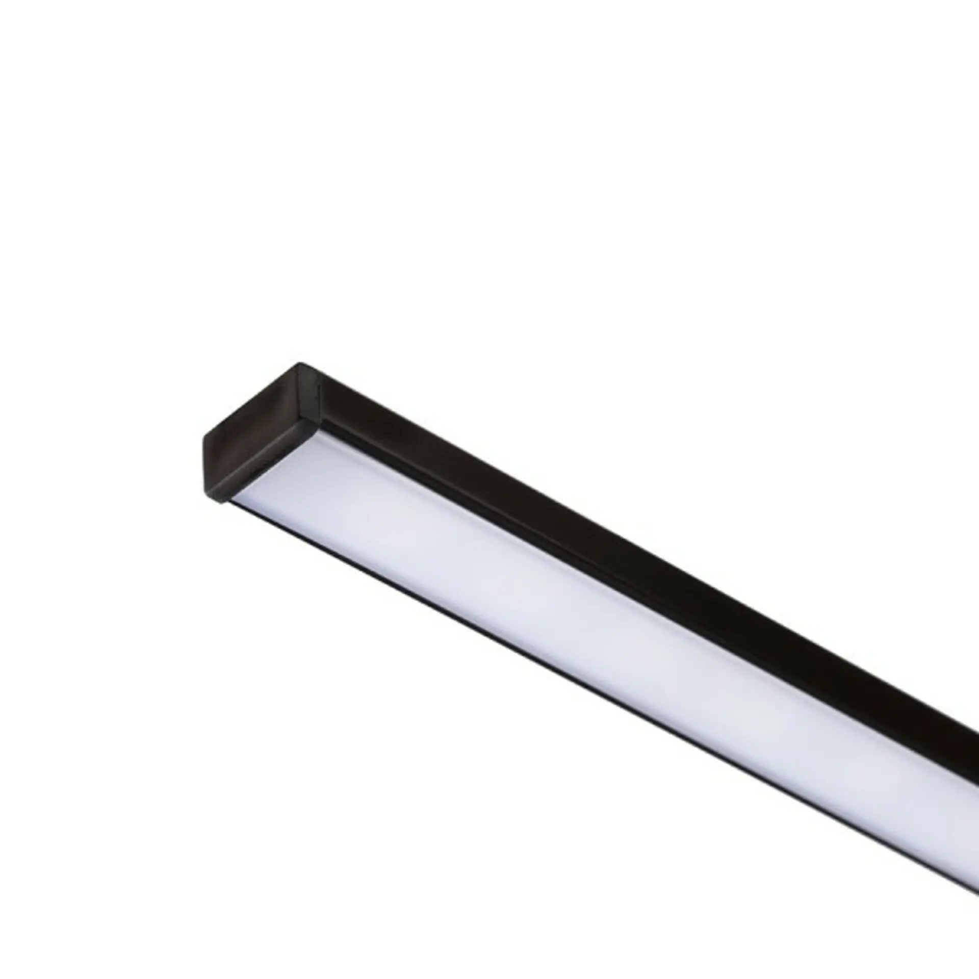 RED - DESIGN RENDL RENDL LED PROFILE G přisazený 1m černá matný akryl/hliník R14087