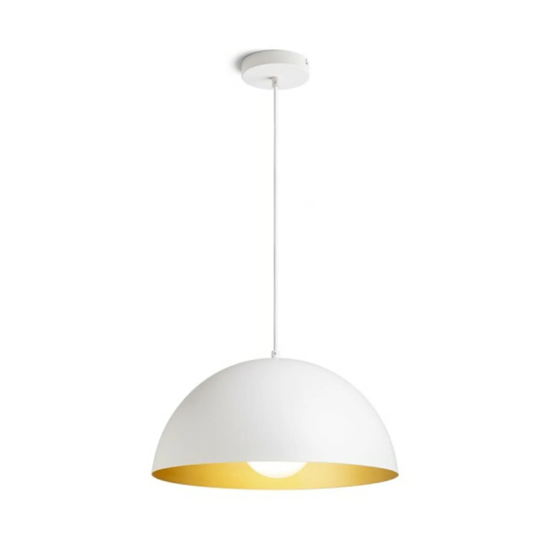 RED - DESIGN RENDL RENDL GLADYS 40 závěsná bílá/zlatá 230V E27 30W R14112