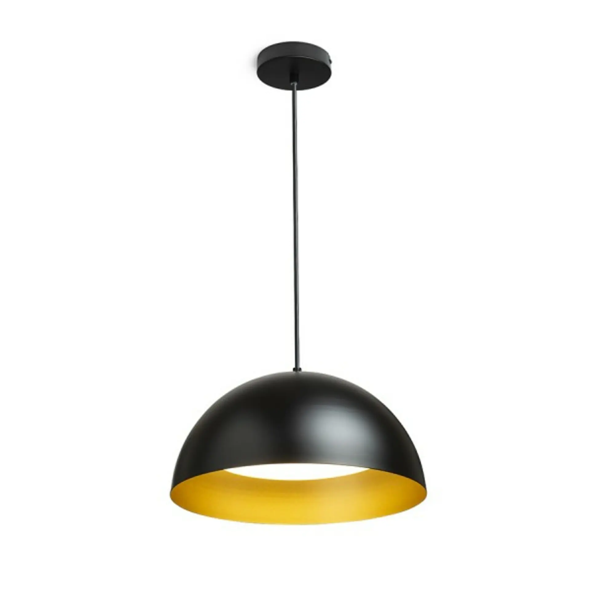 RED - DESIGN RENDL RENDL GLADYS 40 závěsná černá/zlatá 230V E27 30W R14114