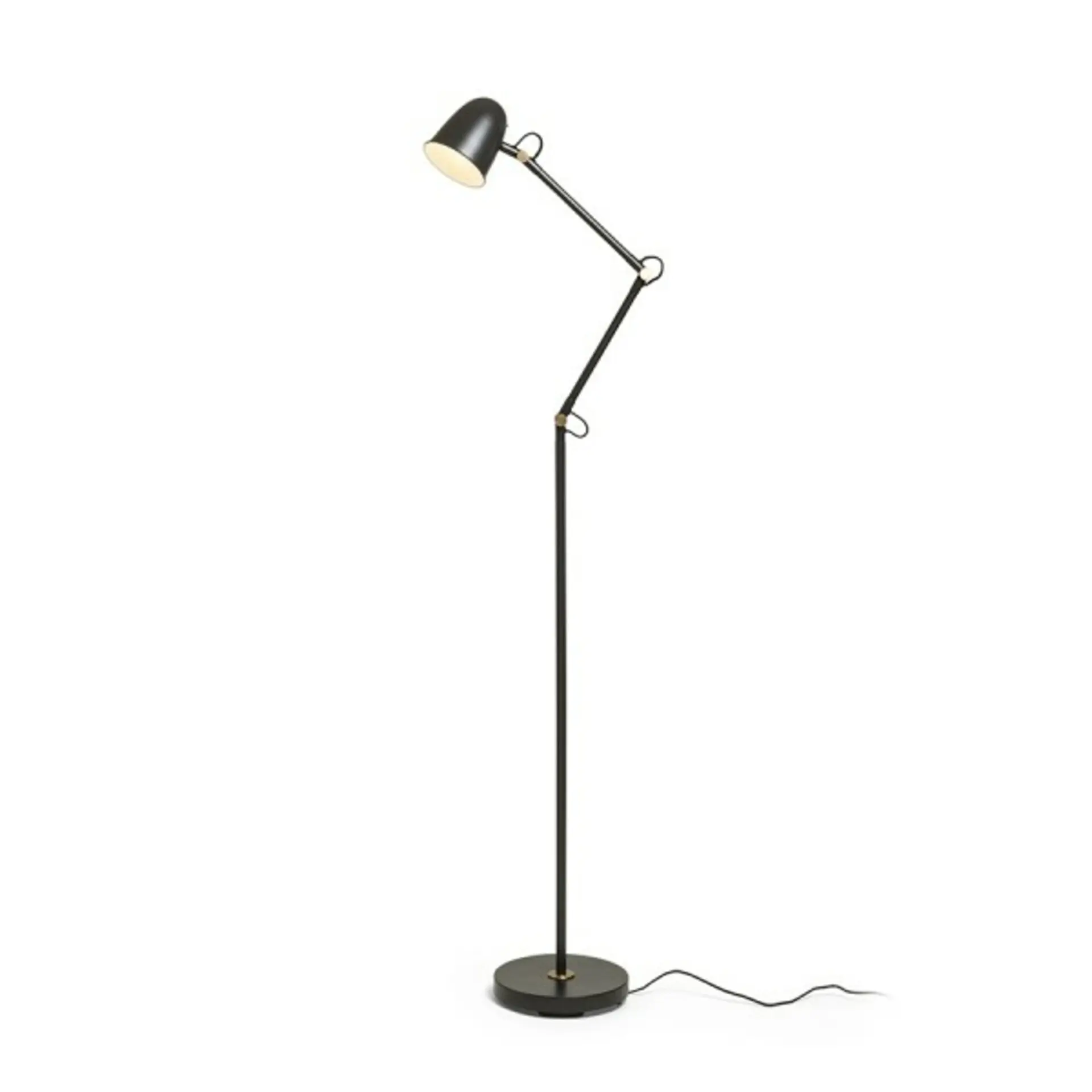RED - DESIGN RENDL RENDL DANNY stojanová lampa černá mosaz 230V E14 5W R14190