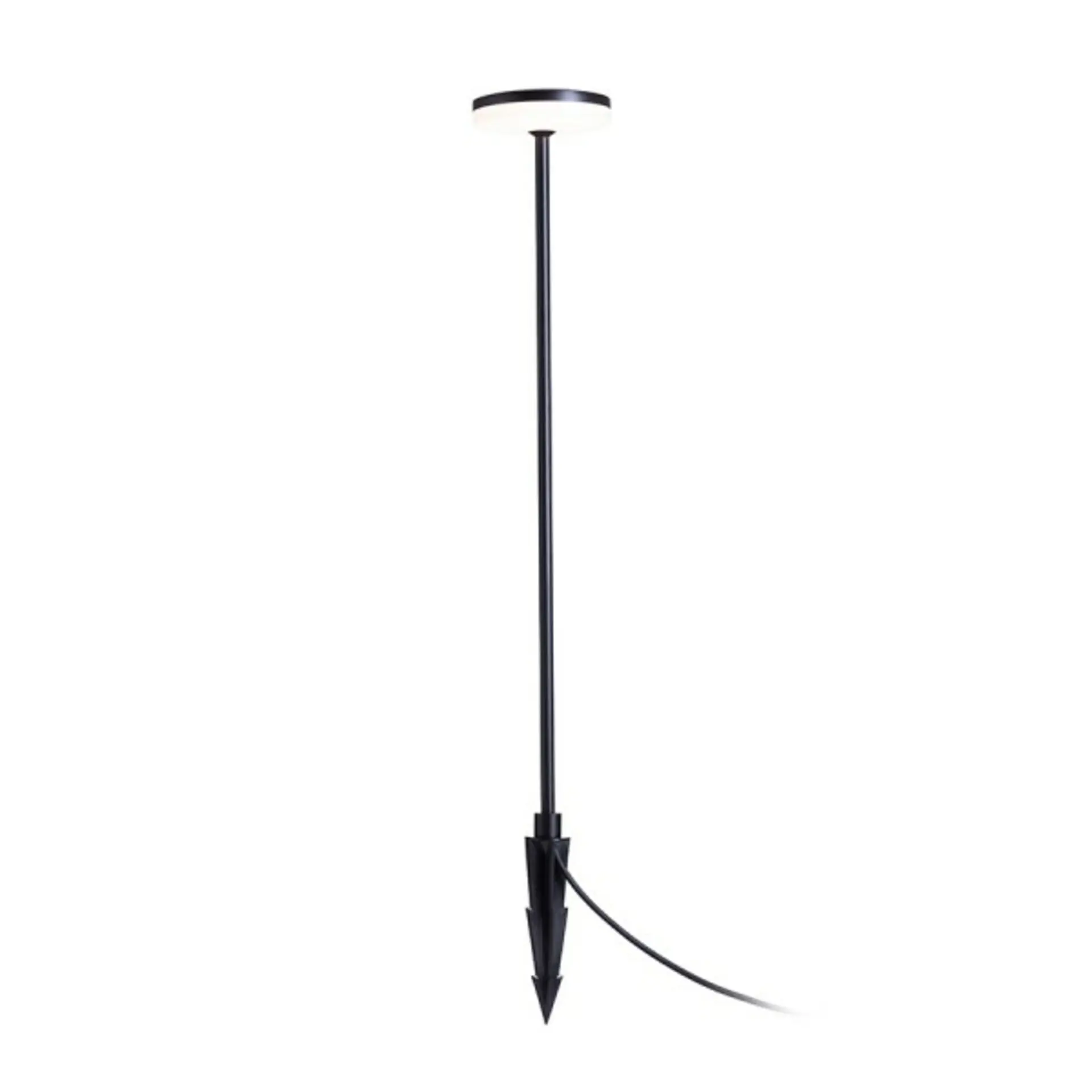 RED - DESIGN RENDL RENDL SEMPLICE 80 stojanová lampa / na bodci černá matný akryl 230V LED 12W IP54 3000K R14195