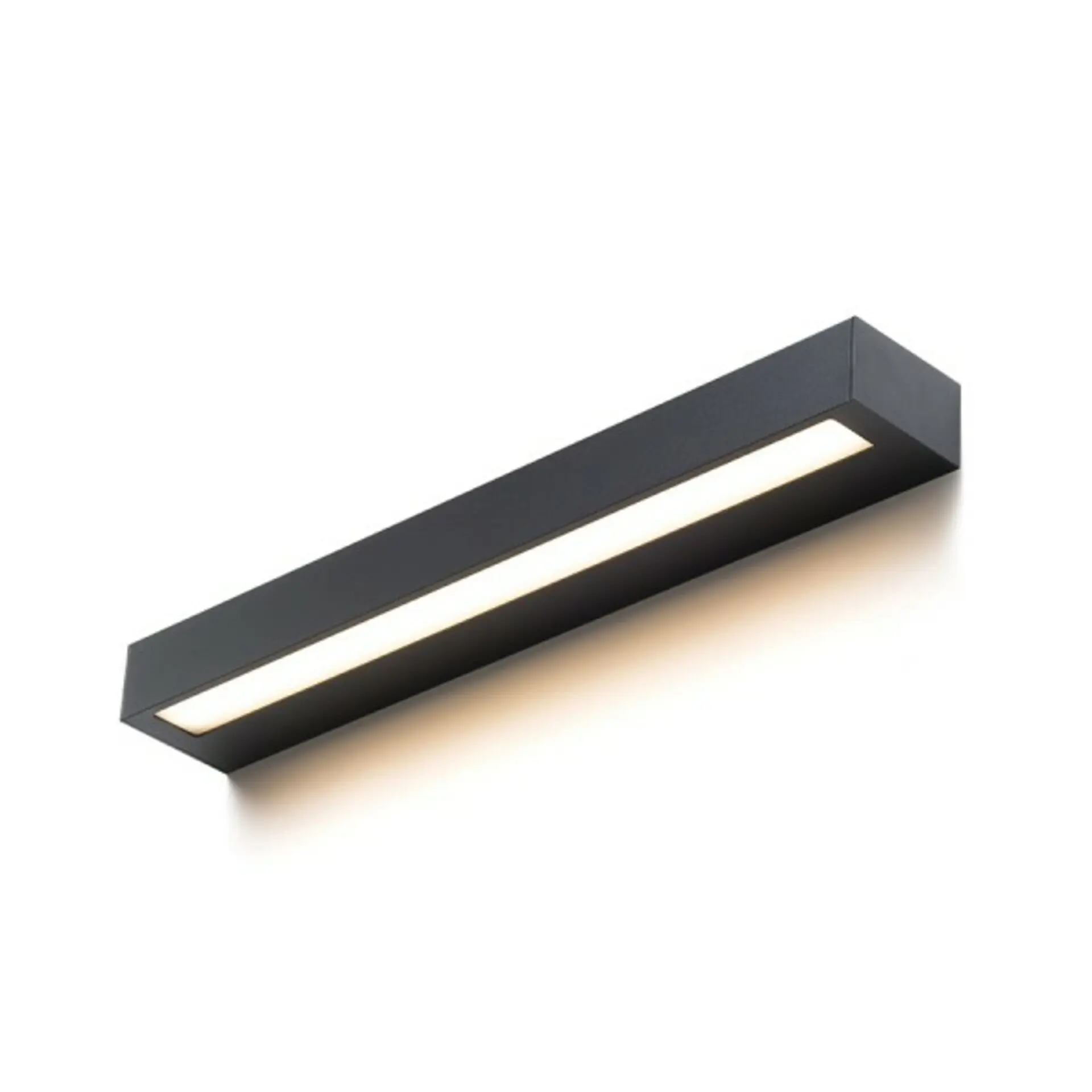 RED - DESIGN RENDL RENDL ASTER 50 nástěnné svítidlo černá mléčný akryl 230V LED 2x10W IP65 3000K R14199