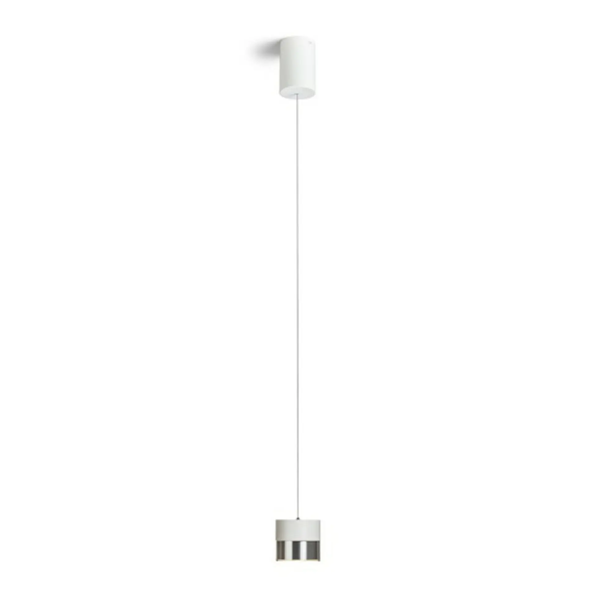 RED - DESIGN RENDL RENDL JUNIPER závěsné svítidlo stahovatelná bílá chrom 230V LED 15W 30° 3000K R14218
