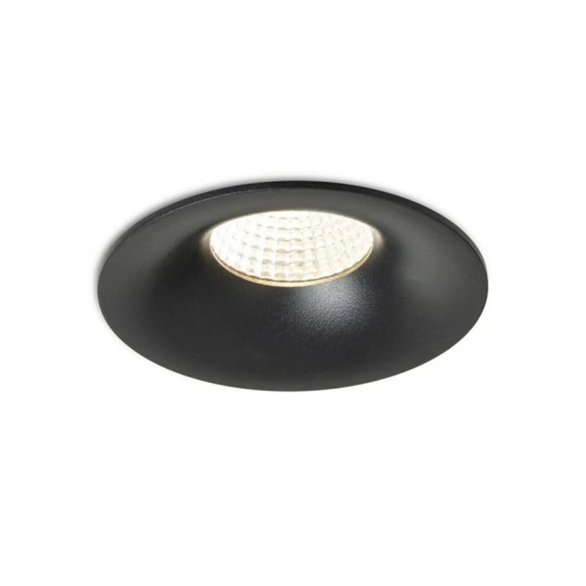 RED - DESIGN RENDL RENDL FLEUR IP54 DIMM zápustné svítidlo černá 230V LED 15W 60° IP54 3000K R14233