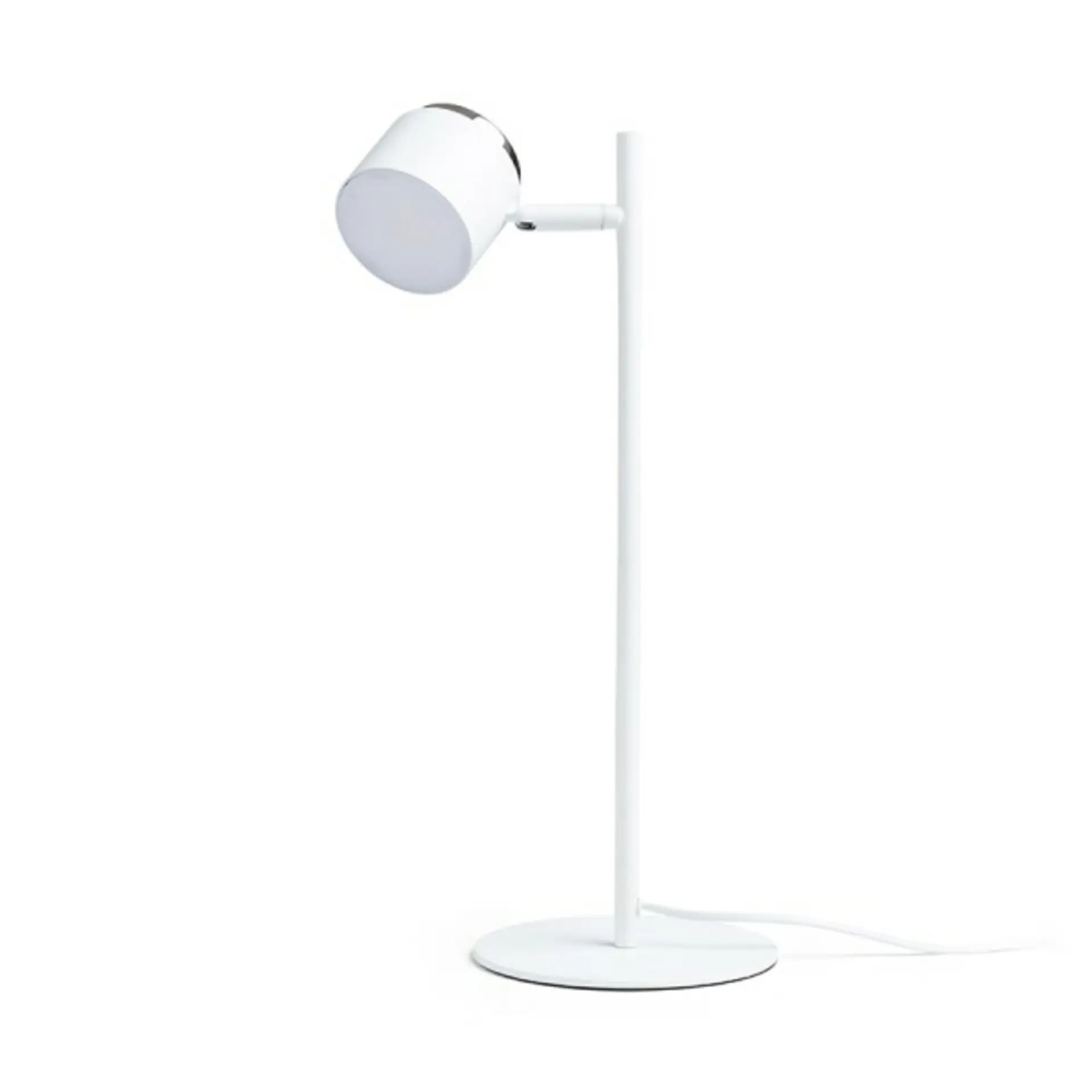 RED - DESIGN RENDL RENDL NOVA stolní lampa bílá chrom/mléčný akryl 230V LED 4.2W 3000K R14274