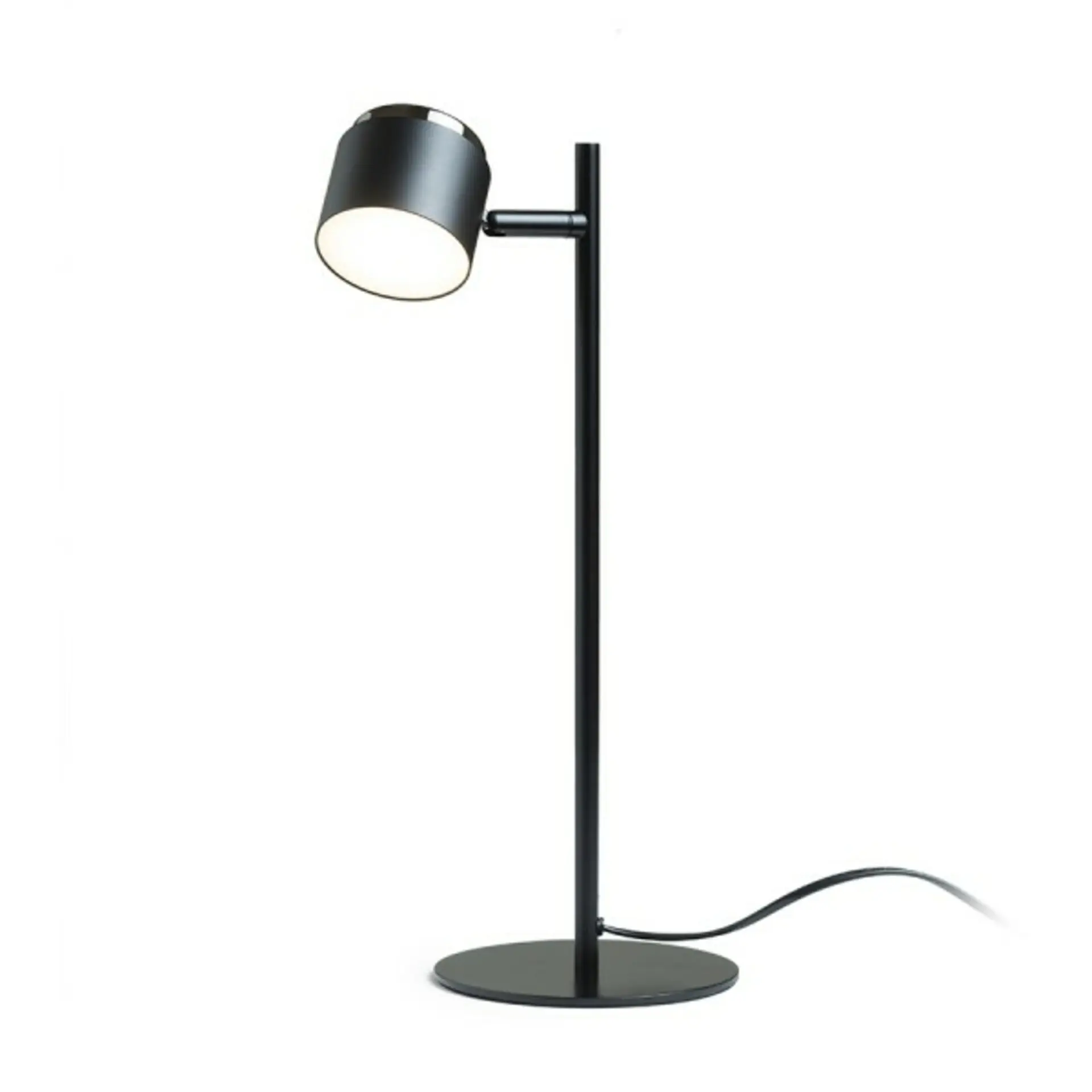 RED - DESIGN RENDL RENDL NOVA stolní lampa černá chrom/mléčný akryl 230V LED 4.2W 3000K R14275