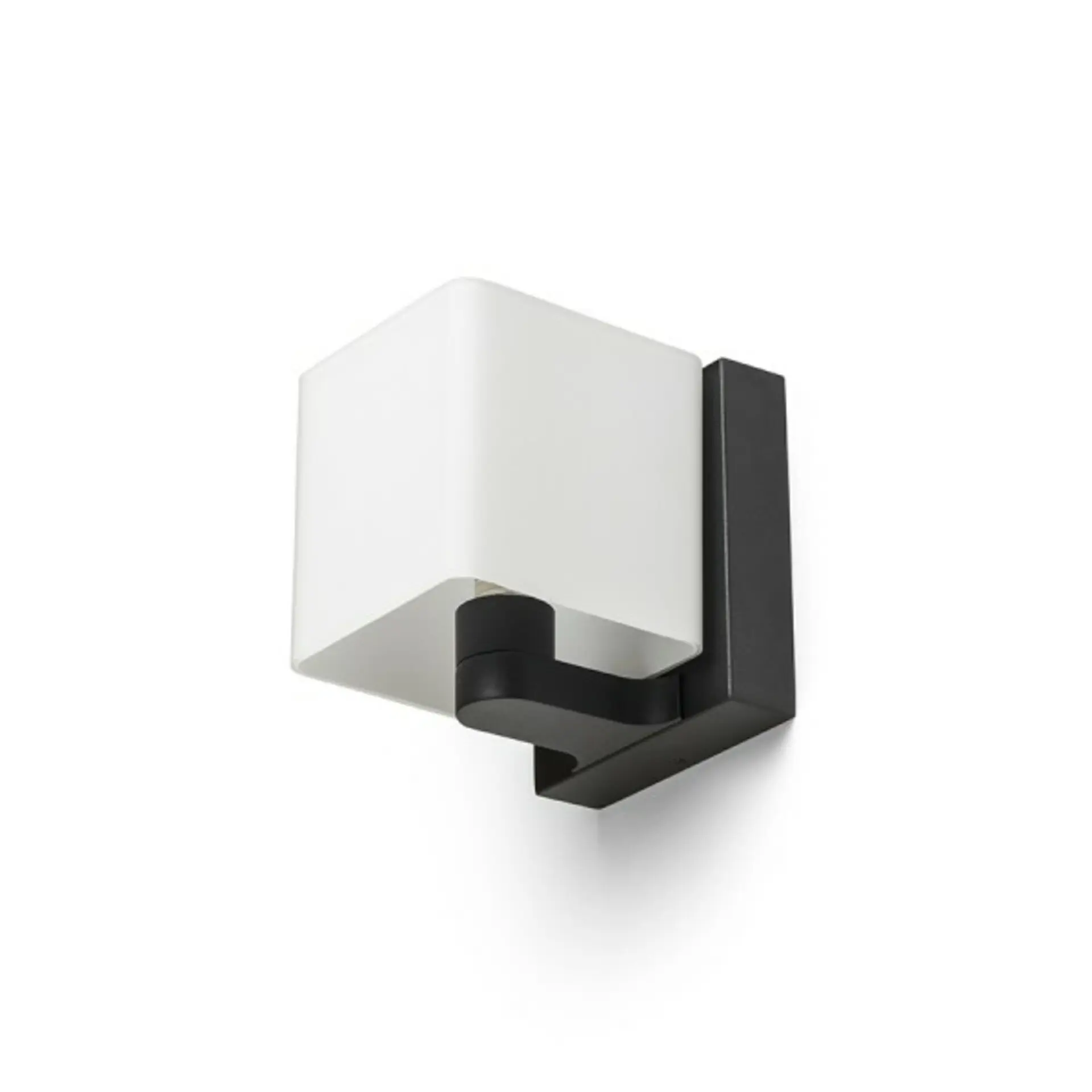 RED - DESIGN RENDL RENDL PHILLY nástěnné svítidlo černá opálové sklo 230V G9 7W R14389