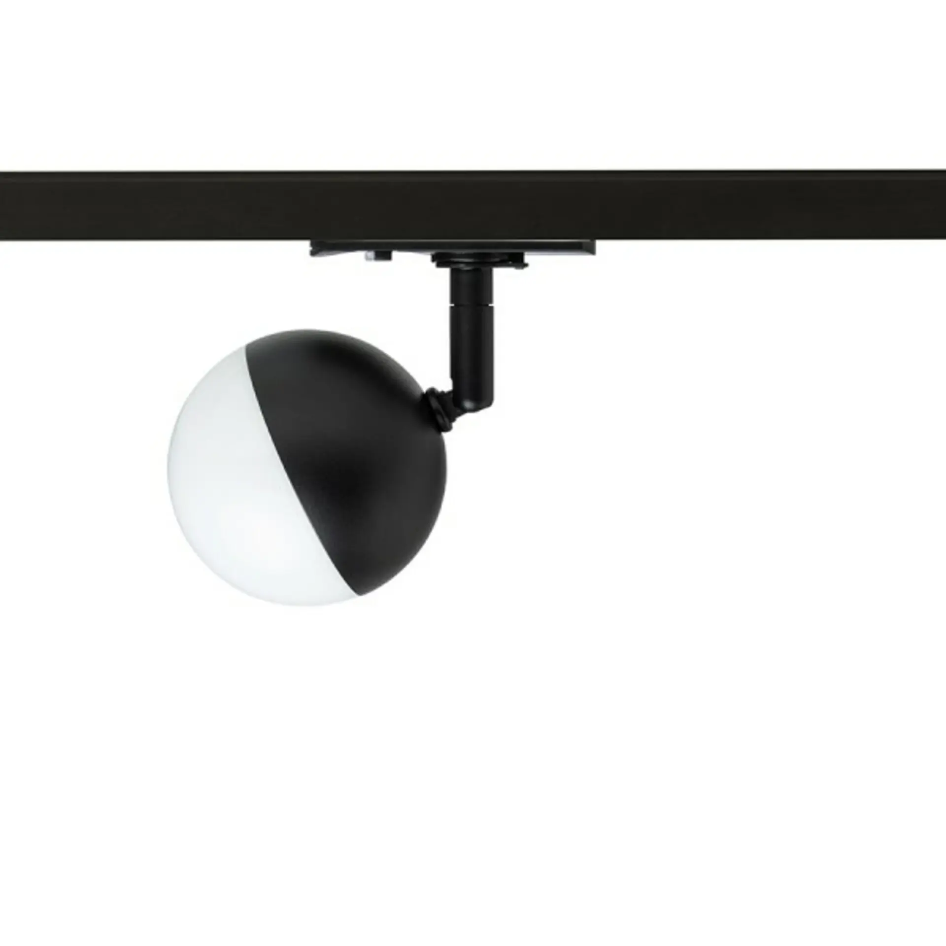 RED - DESIGN RENDL RENDL LYRA svítidlo pro jednookr. lištu černá mléčný akryl 230V LED 5W 3000K R14427