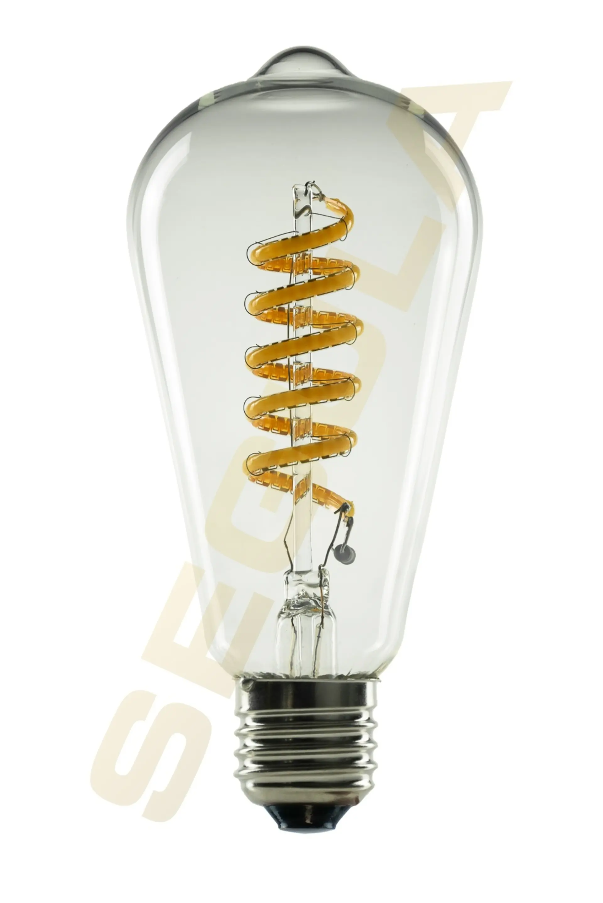 Segula 55302 LED rustika ST64 spirála stmívaní do teplé čirá E27 6,2 W (39 W) 460 Lm 2.000-2.700 K