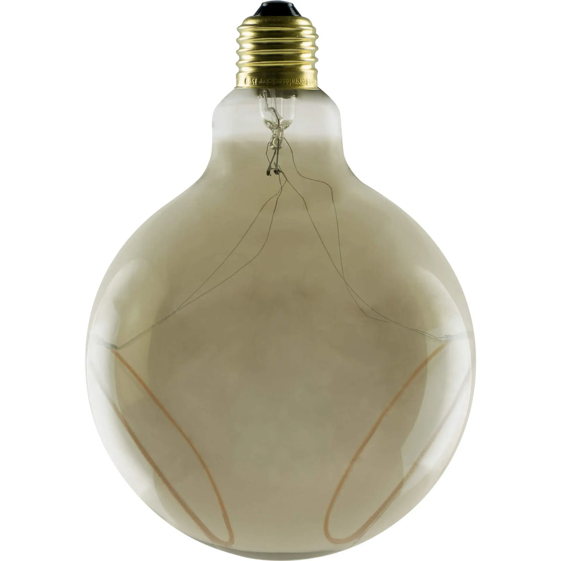 BIG WHITE SLV LED Globe 125 Soft Curve LED žárovka, kouřový efekt, E27, fázové stmívání, 6W, 1900K 1008159