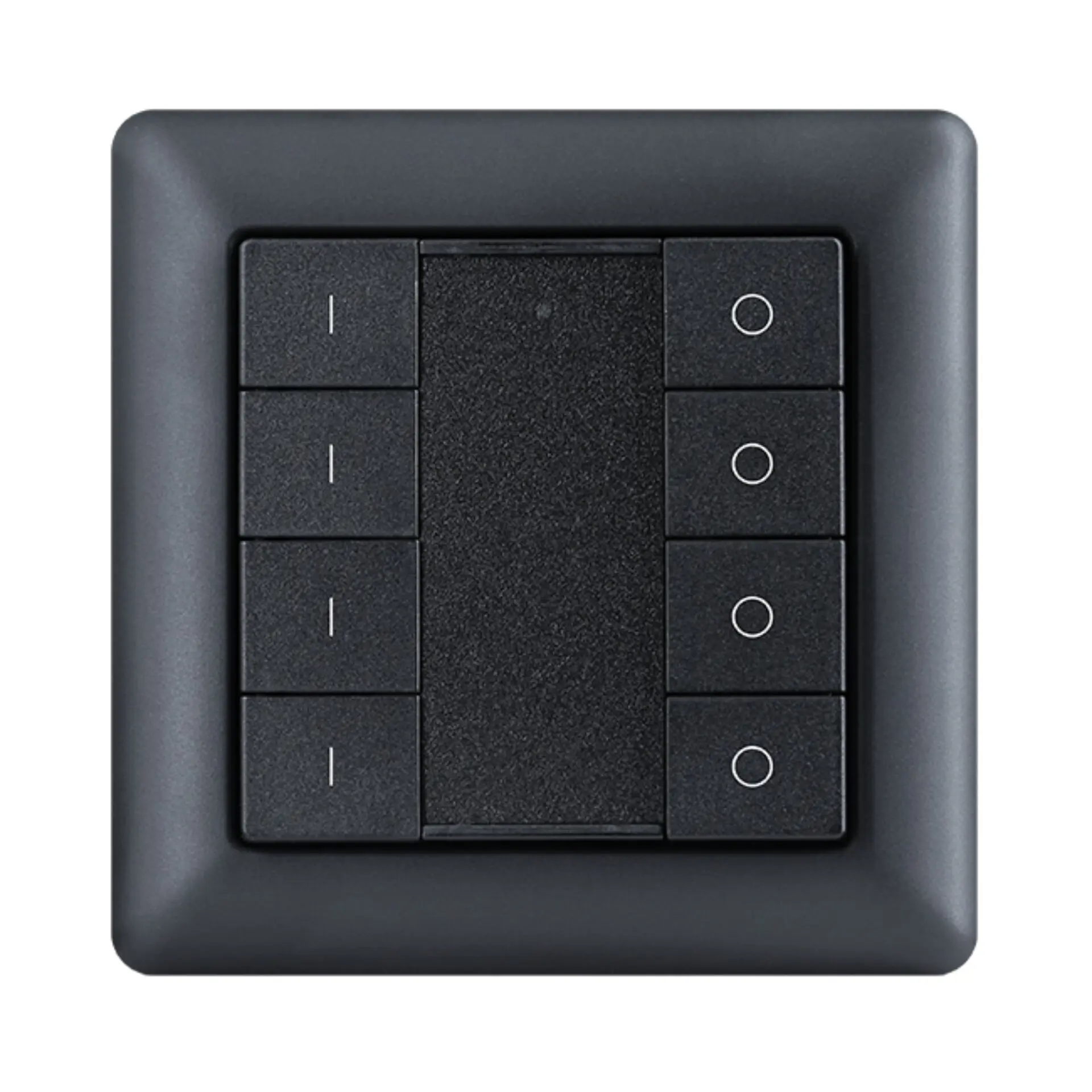 SLC S57003B SmartOne Zigbee 4CH nástěnný panel IP20 černý - TLG