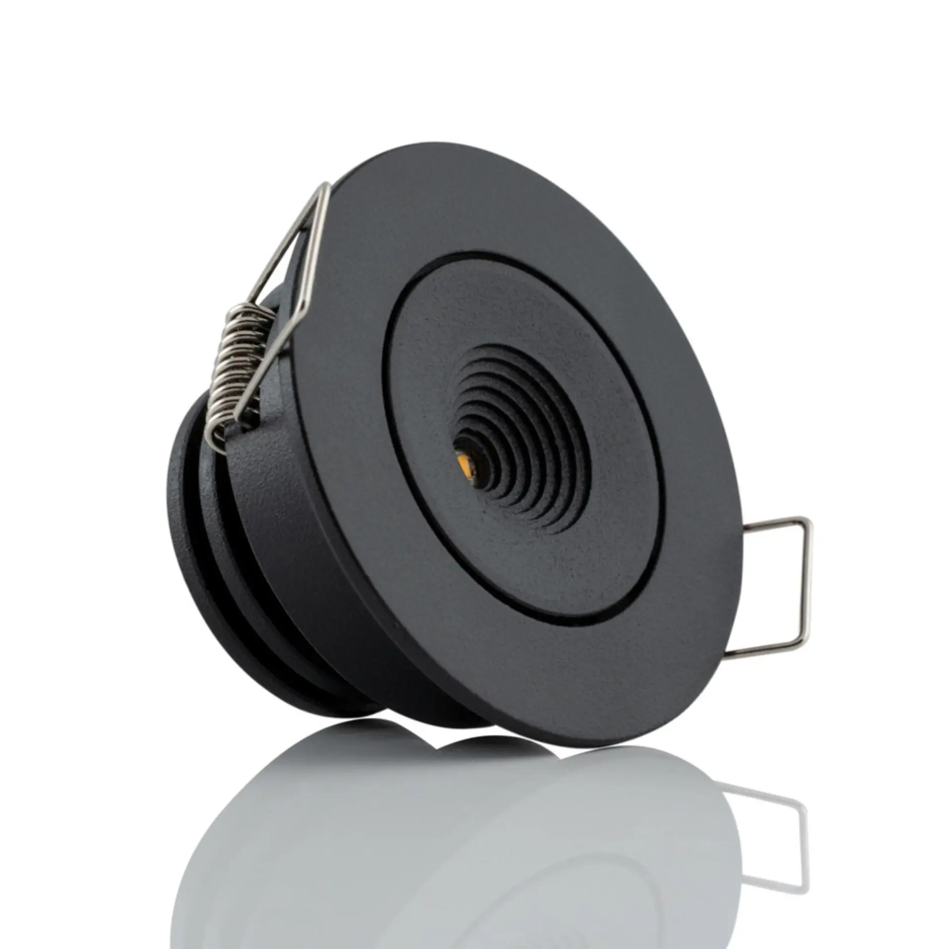 SLC SLC1203 Zápustné svítidlo Mini One TILT IP44 černé 3W 165lm 3000K 3m kabel IP44 100° Ra90 - TLG