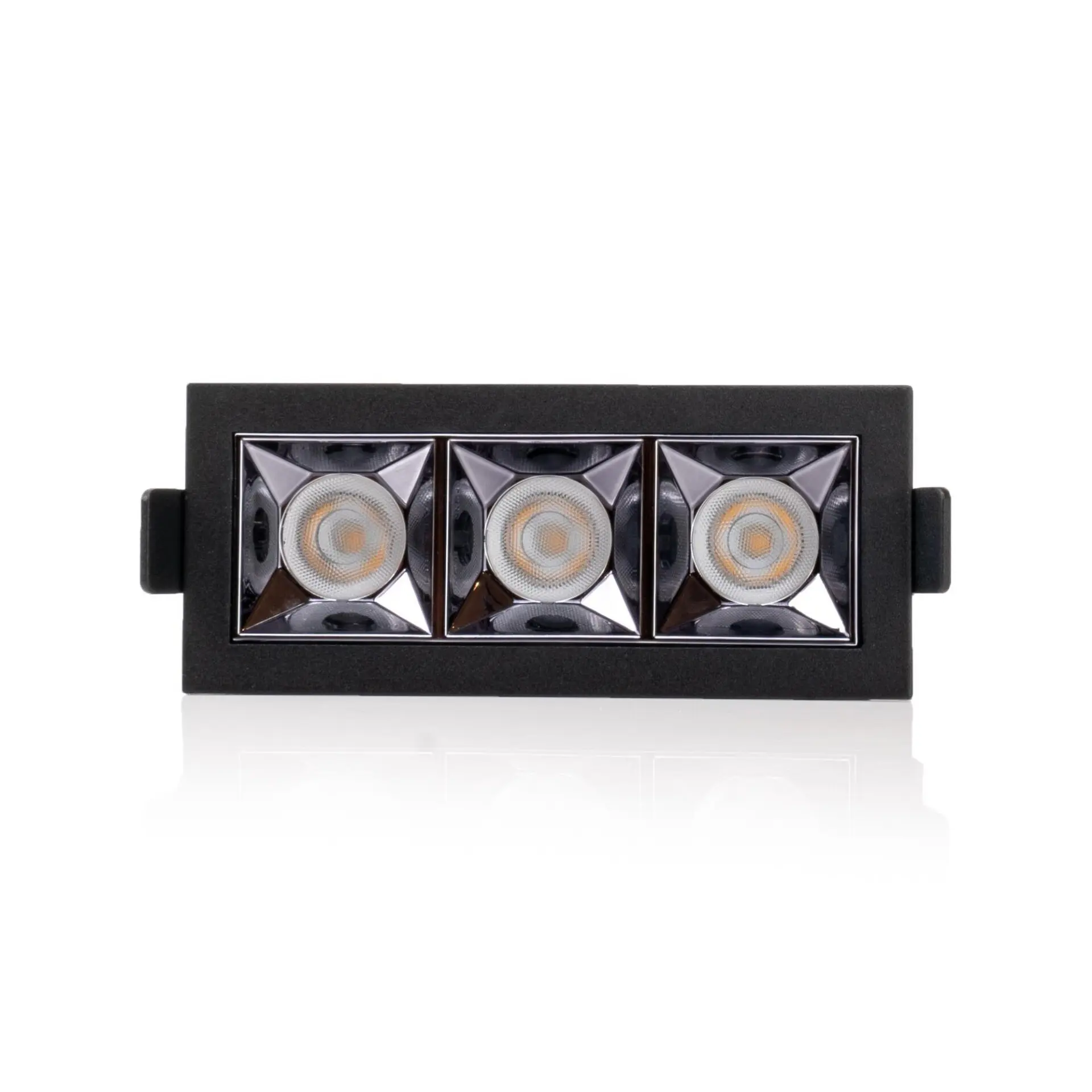 SLC SLC1263 Vestavné LED svítidlo PIXEL X3 9 W 220-240 V 3000 K stmívatelné 36° Ra90 černé - TLG