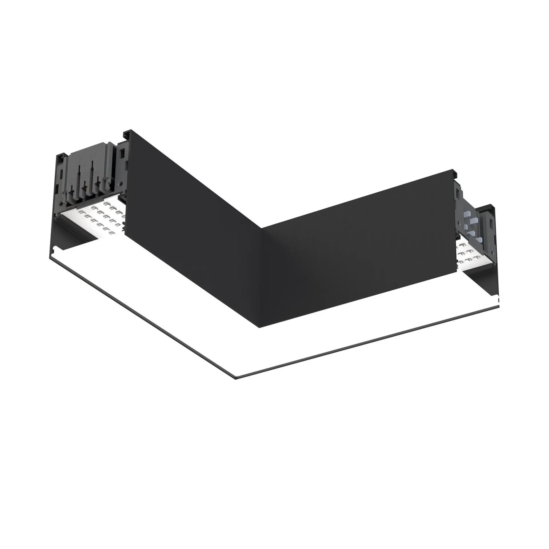 SLC SLC9523 LED svítidlo Click rohová spojka pravá černá 1200-1300lm 3000/4000K Ra90 DALI IP20 - TLG