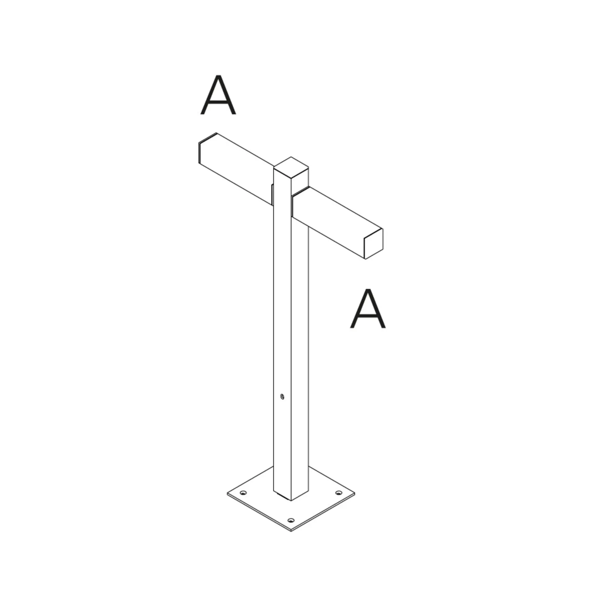 Artemide venkovní svítidlo Walking Pole 900 Architectural Outdoor