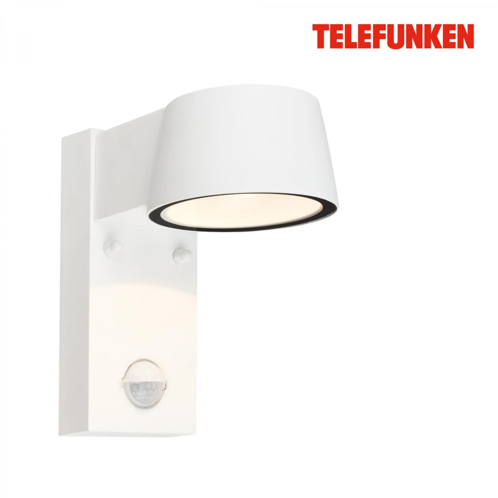 TF 323106TF TELEFUNKEN LED nástěnné svítidlo, pohybové čidlo, soumrakový senzor, bílé - BRILONER