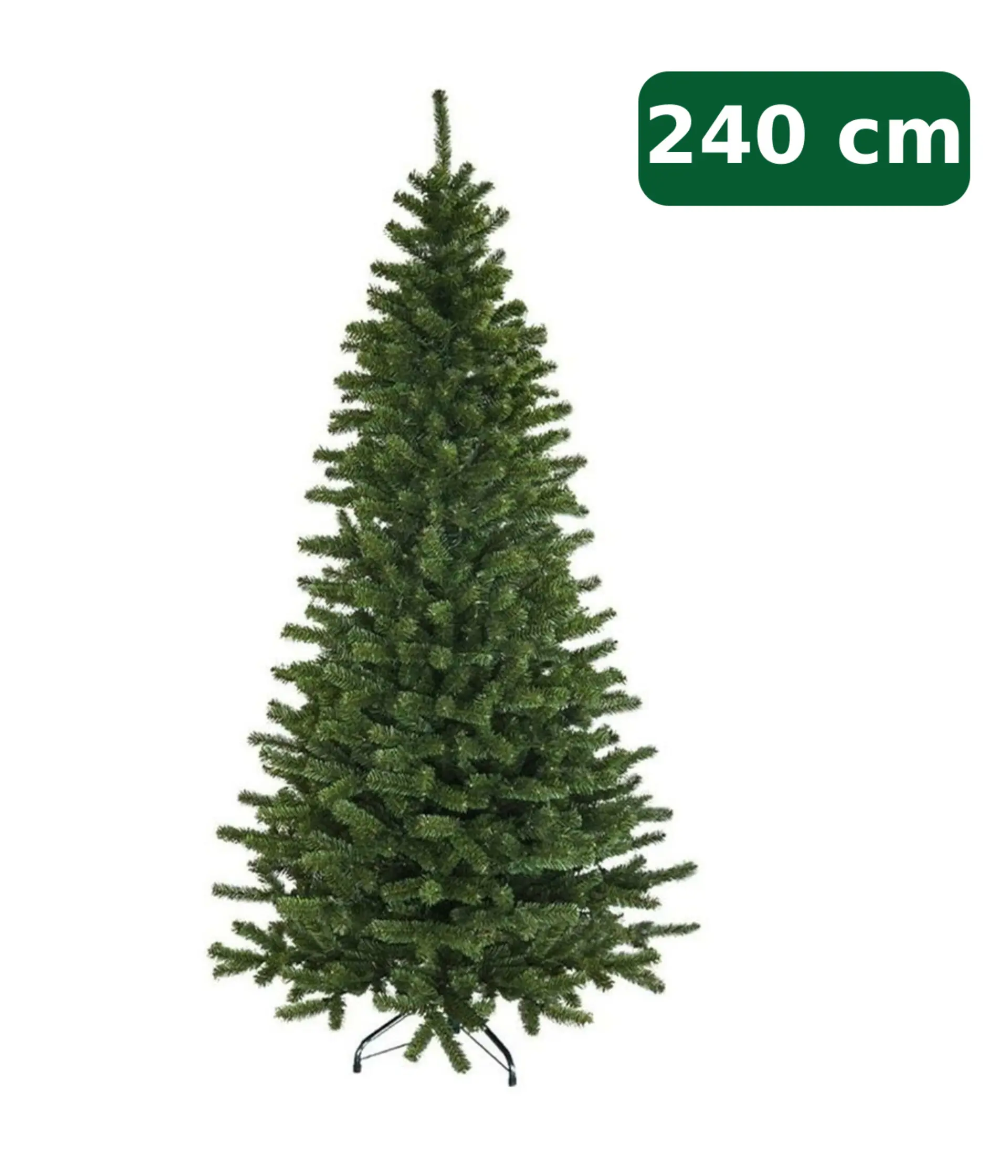 DecoLED Umělý vánoční stromek 240 cm, smrček Verona s 2D jehličím