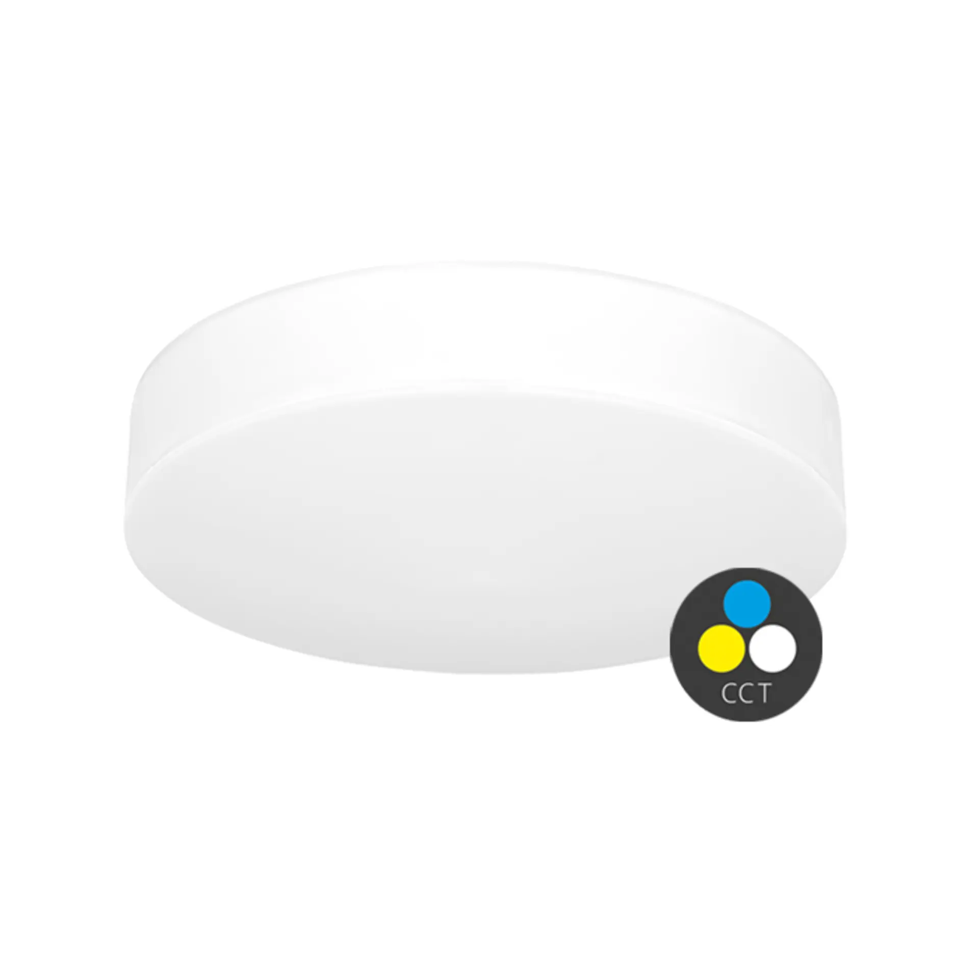 Ecolite LED svítidlo stropní kruh 24W 30cm 2040lm CCT IP44 bílá WML300-CCT/24W/BI