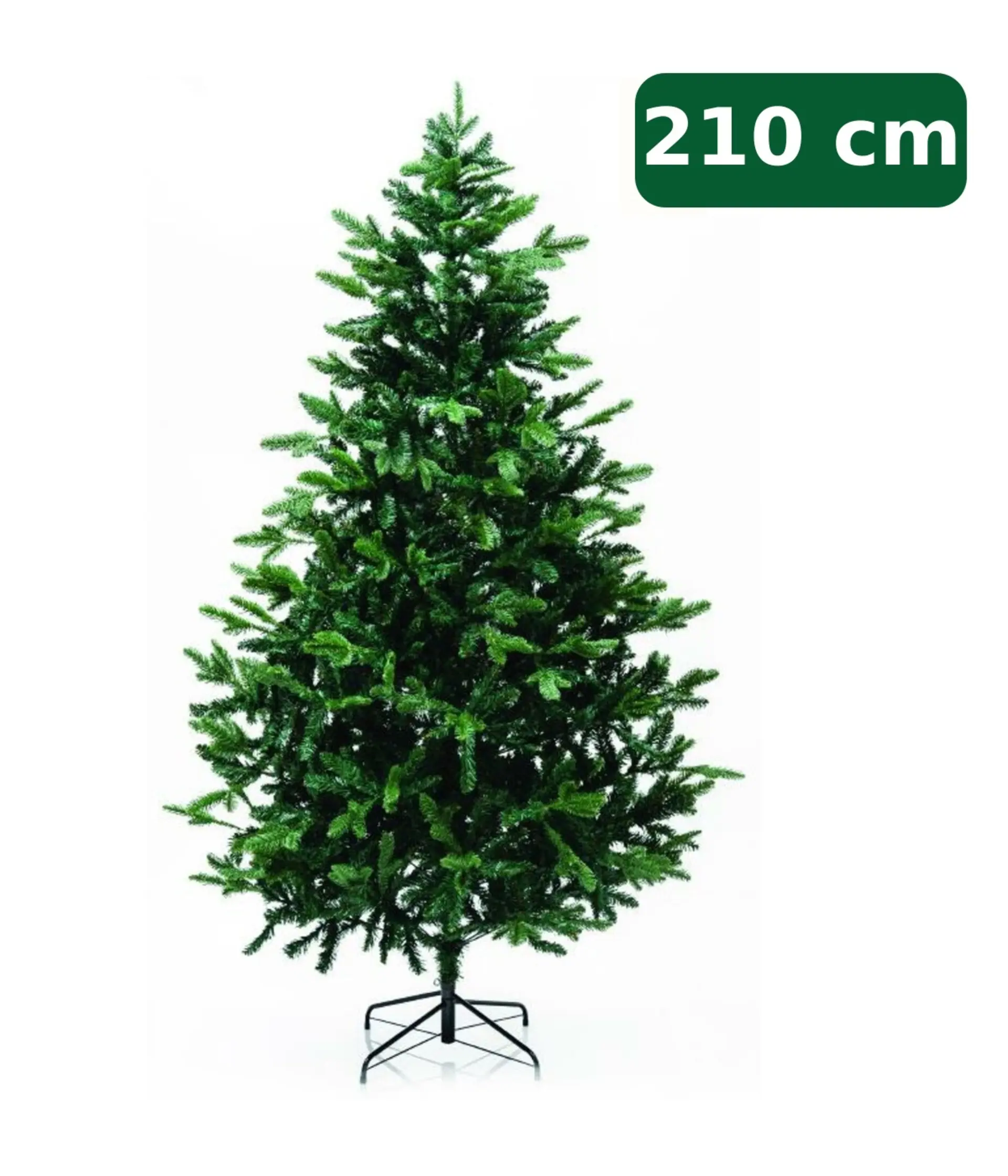 ACA Lighting MONTANA umělý vánoční stromek 210 cm, 2D a 3D jehličí X162101