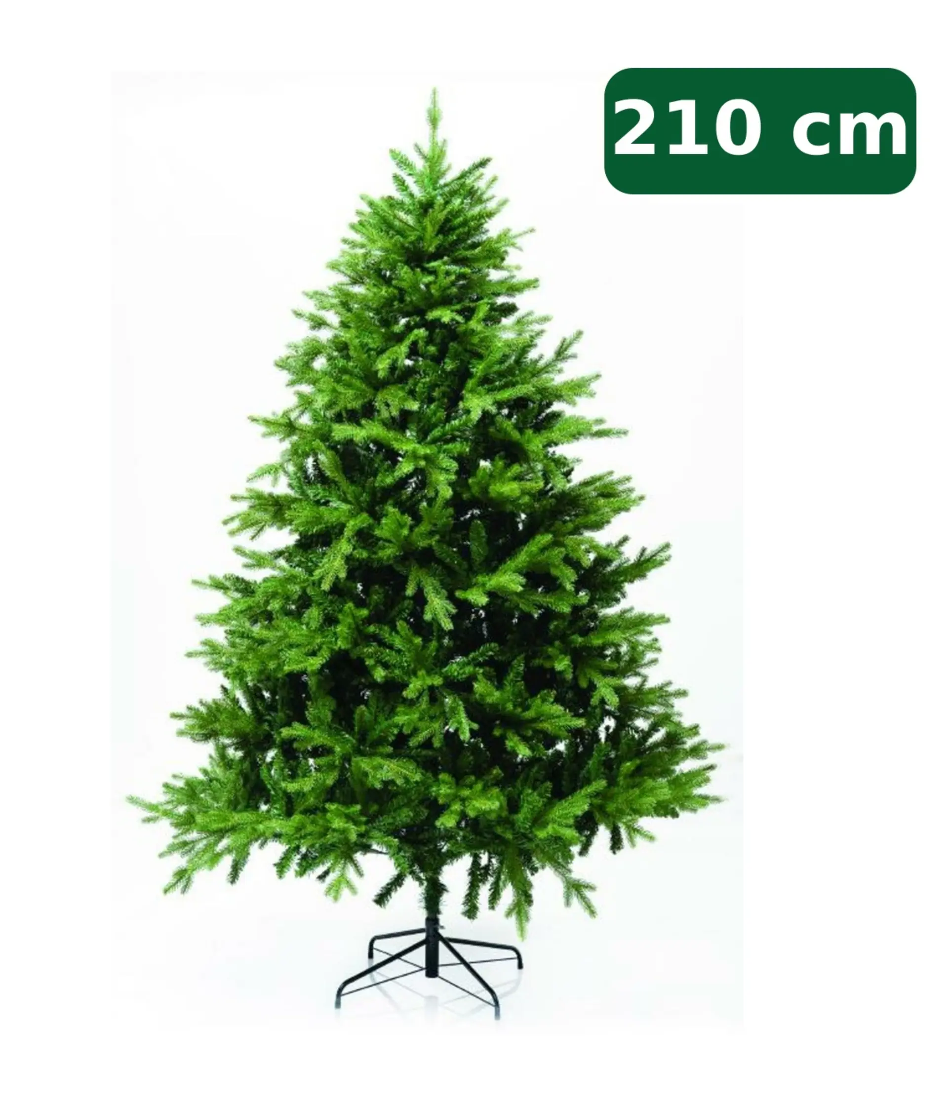 ACA Lighting EVEREST umělý vánoční stromek 210 cm, 2D a 3D jehličí X162103