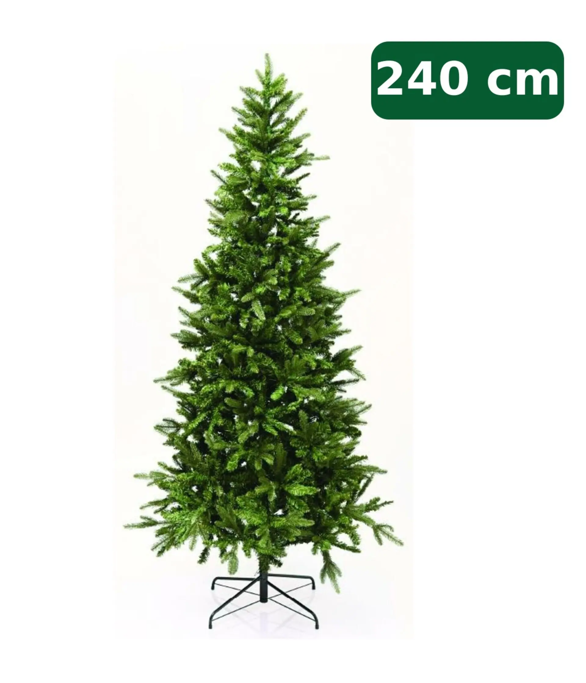 ACA Lighting OLYMPUS umělý vánoční stromek 240 cm, 2D a 3D jehličí X162402