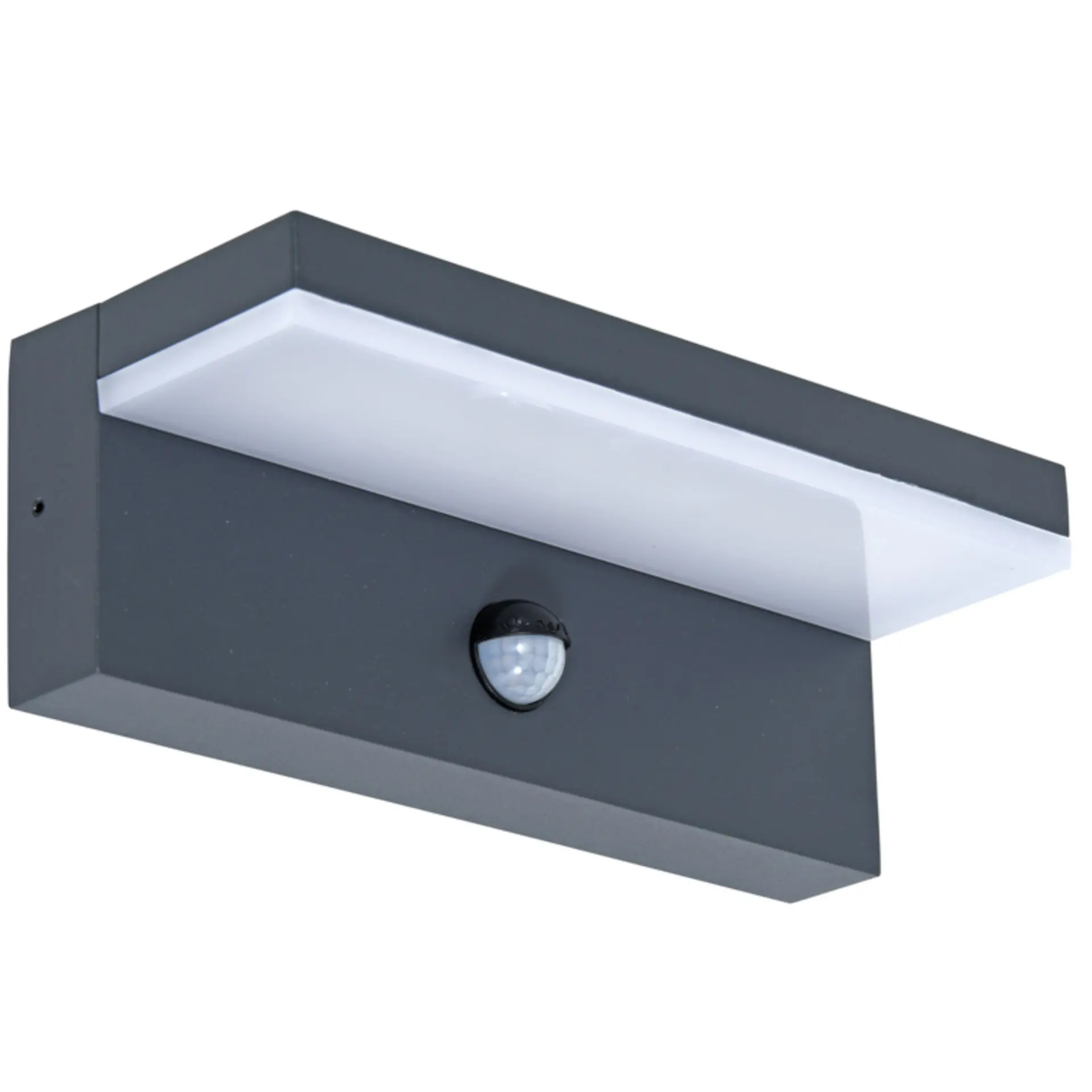 Ecolite SMD venkovní svítidlo PIR 9W 700lm 4000K IP44 antracit Z1387A/PIR-CR