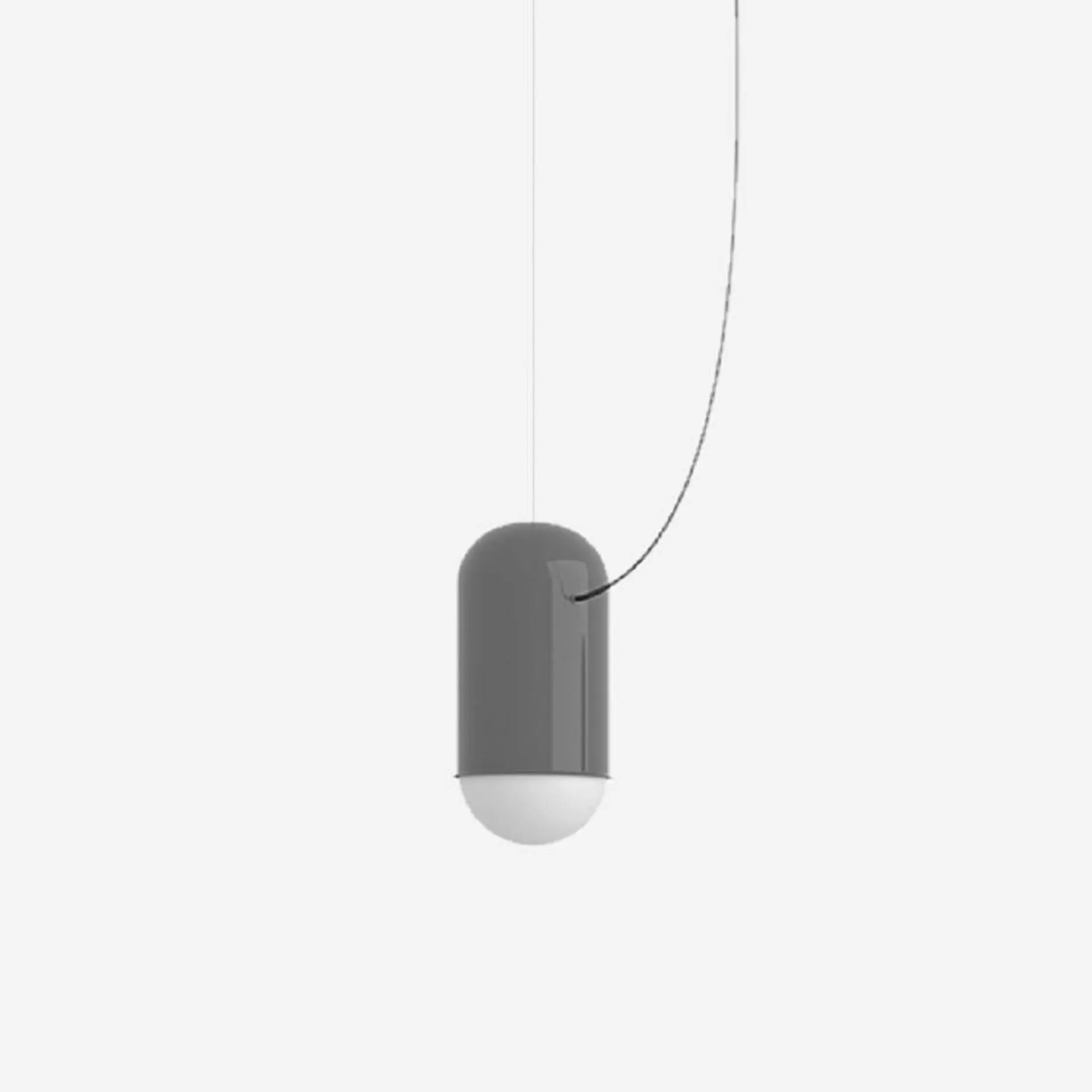 LUCIS závěsné svítidlo CAPSULE 8,1W LED 3000K sklo šedá opál DALI ZL.L1.C20.47M DALI2