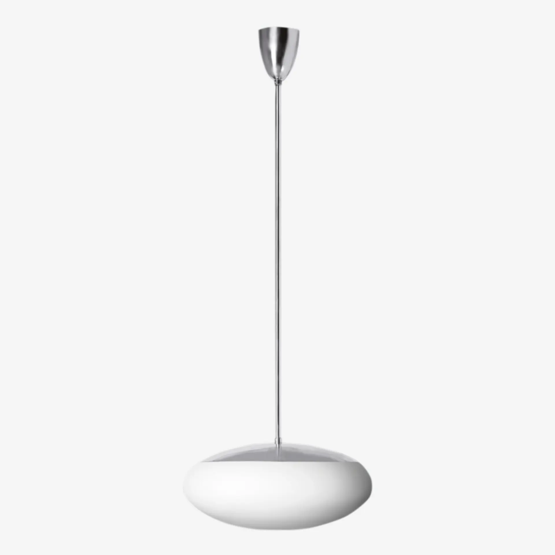 LUCIS závěsné svítidlo DAPHNE ZT 21,3W LED 3000K sklo chrom opál DALI ZT.L5.D450.77M DALI2