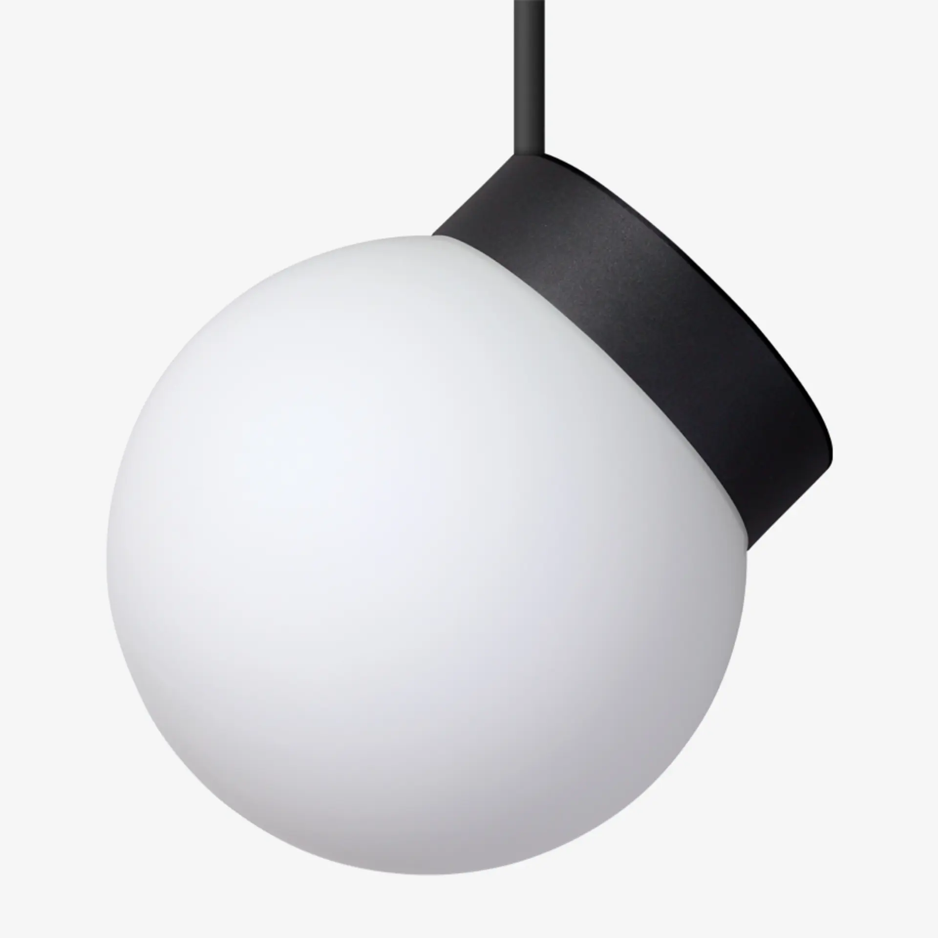 LUCIS závěsné svítidlo POLARIS ZTR 11,6W LED 4000K sklo černá opál ZTR.L2.280.45M DALI2 DALI