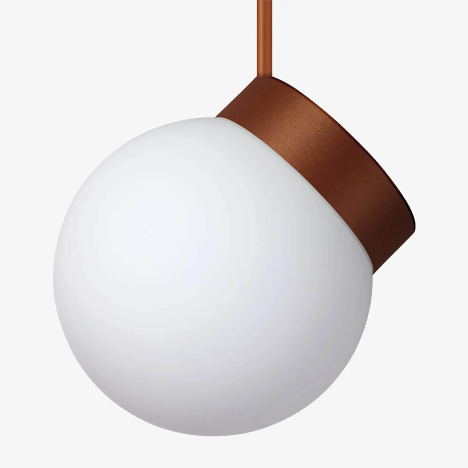 LUCIS závěsné svítidlo POLARIS ZTR 11,6W LED 4000K sklo měď opál ZTR.L2.280.72M DALI2 DALI