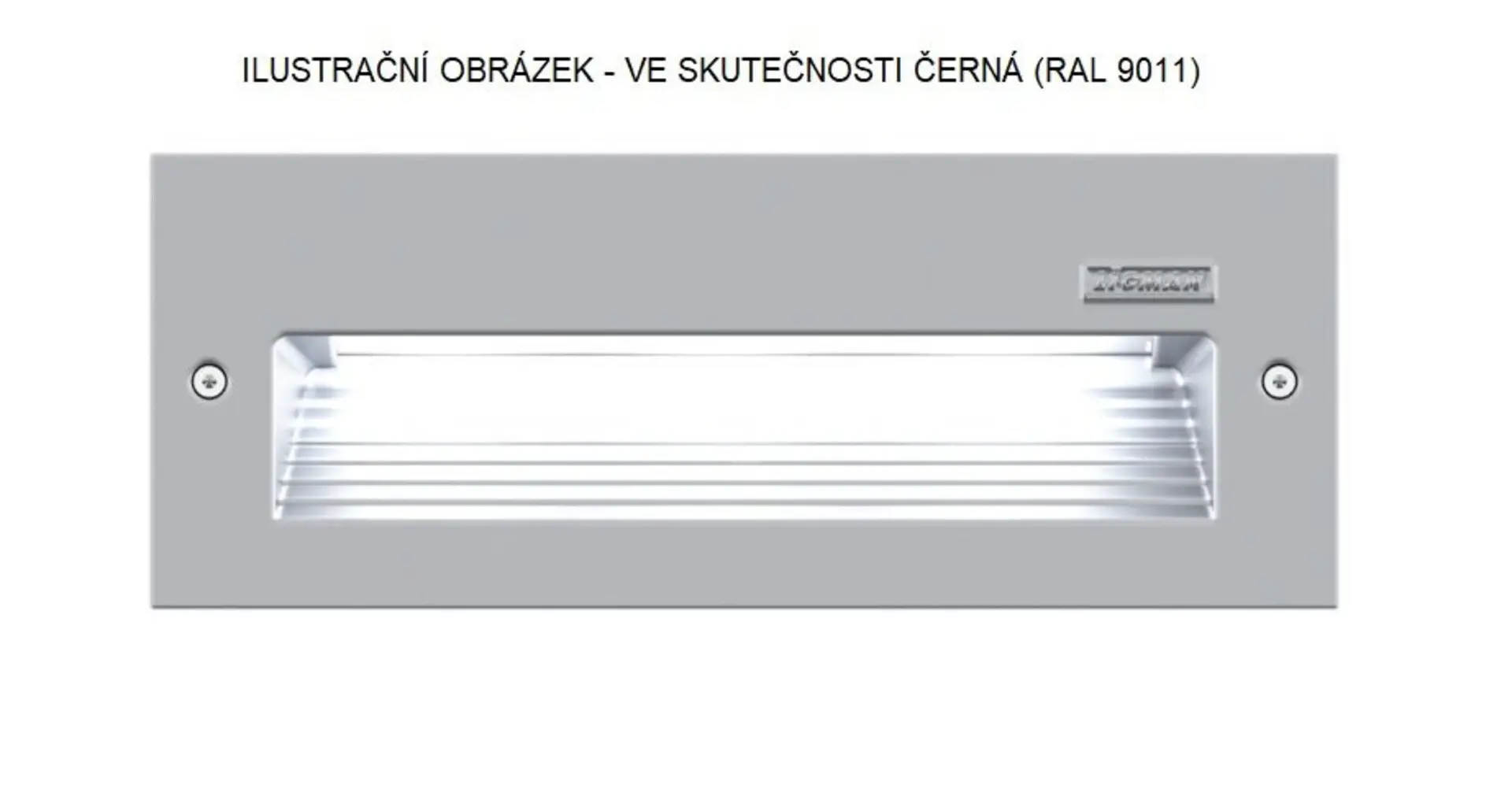 LIGMAN RADO 5 venkovní zápustné svítidlo do stěny LED 17W 308lm 3000K IP65 černé VÝPRODEJ VZORKU