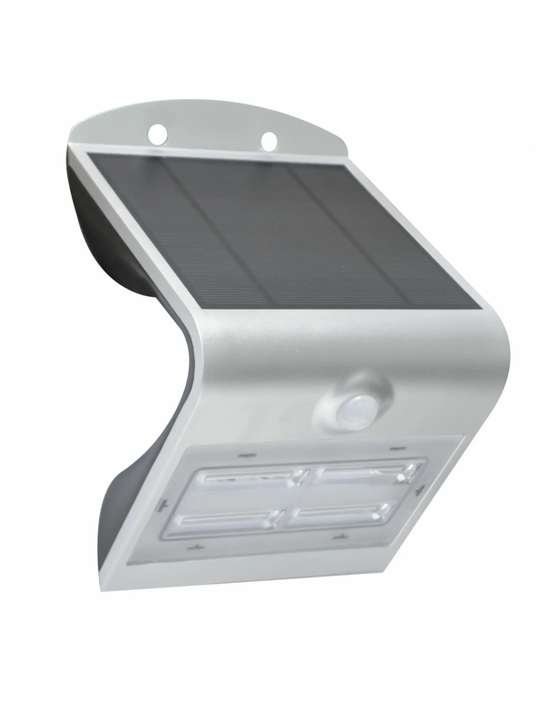 CEN ACSS-321240 SOLÁRNÍ LED ARCADIA 3,2 SENZOR STŘÍBRNÁ 3,2W 4000K 400Lm IP65  - CENTURY