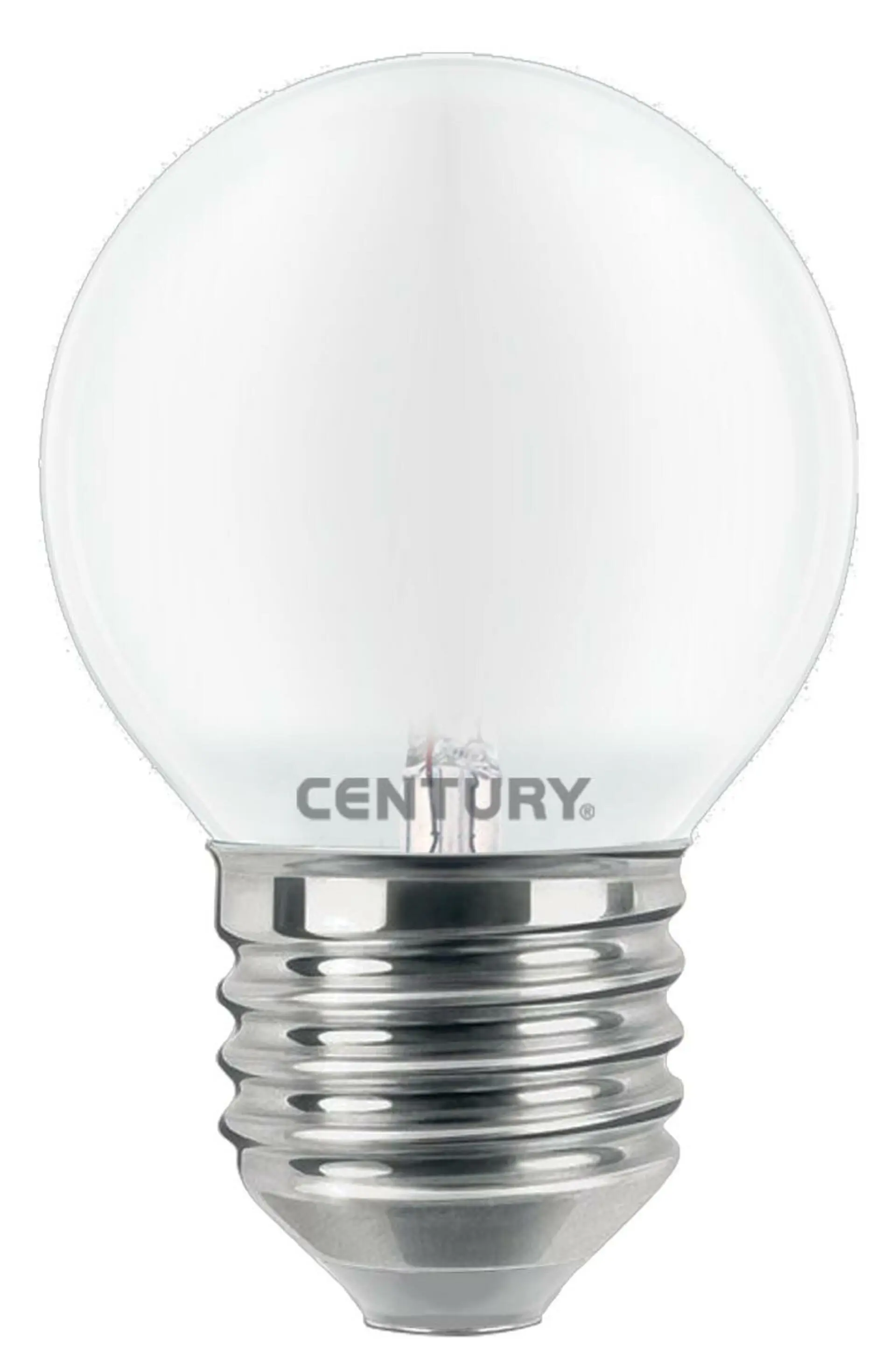 CENTURY LED FILAMENT MINI GLOBE SATEN 6W E27 3000K 806Lm 360d 45x80mm IP20 CEN INSH1G-062730