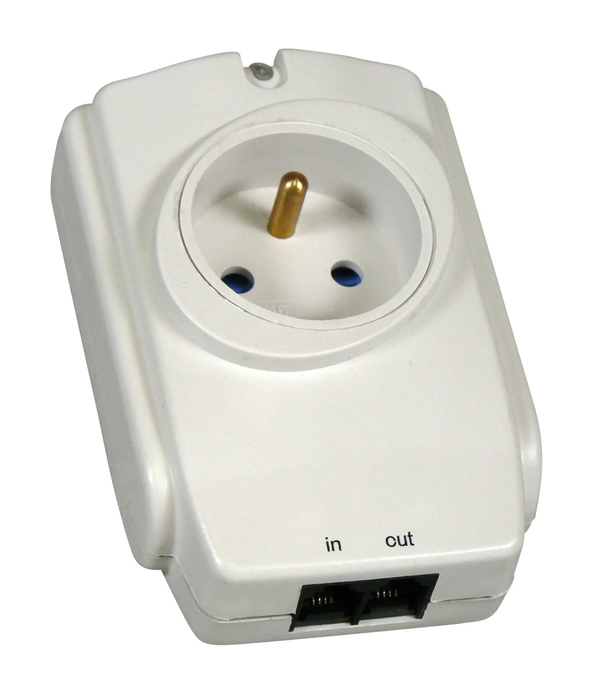 Ochrana přepěťová zásuvka 230 V a RJ45 Emos P53893