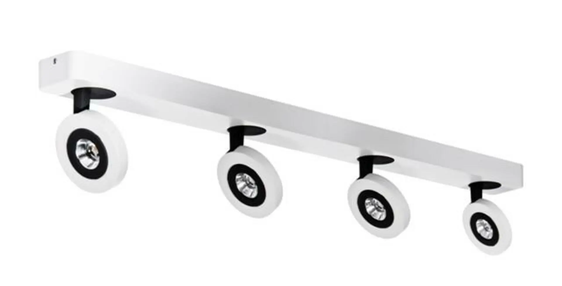 AZZ AZ0672 LED Nástěnné/stropní přisazené svítidlo Azzardo Enzo 4PR AZ0672 4x5W 920lm 3000K IP20 75cm bílo-černé - AZZARDO