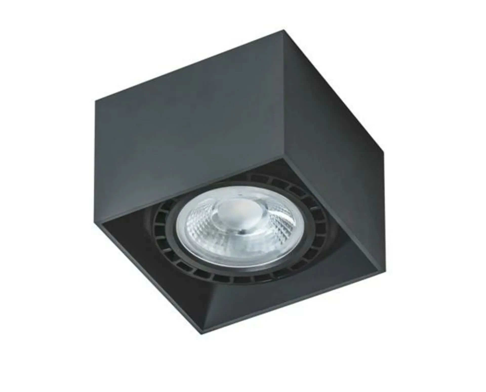AZZ AZ1834 Stropní přisazené bodové svítidlo Azzardo Eco Alex black AZ1834 GU10+ADAP111/ES111 1x40W/1x50W IP20 12cm 230V černé - AZZARDO