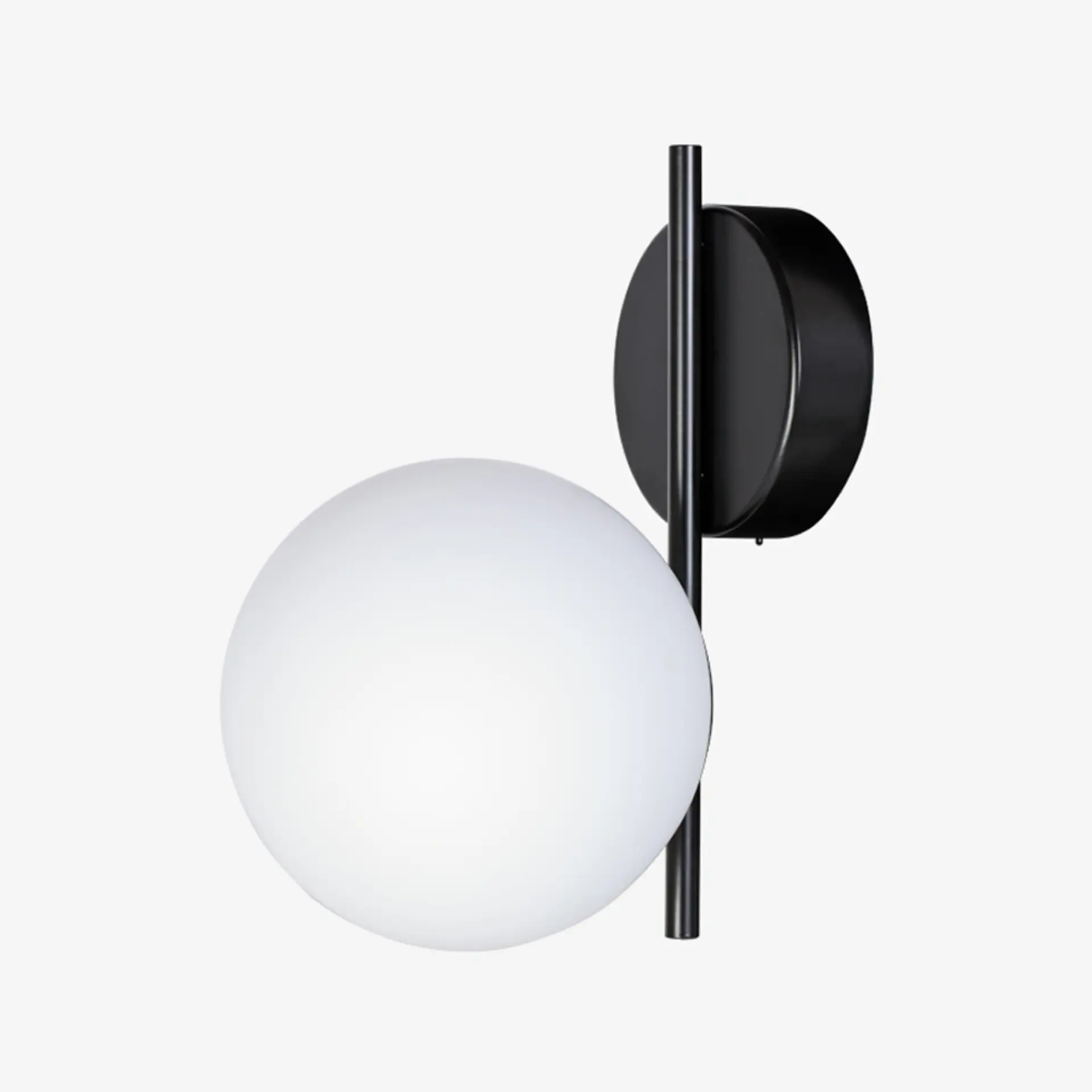 LUCIS nástěnné svítidlo ALFA 8,3W LED 4000K sklo černá opál SR.L2.200.61