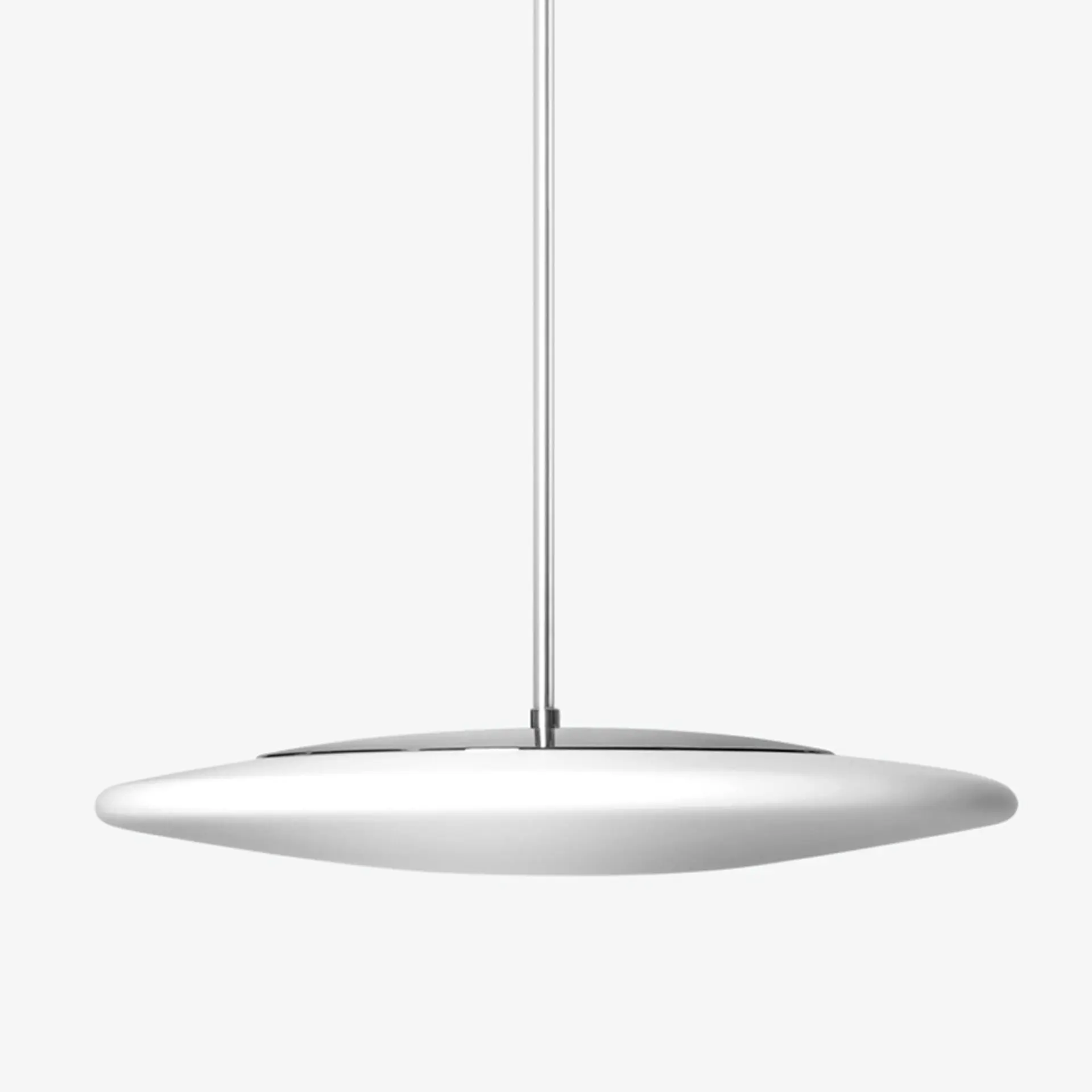 LUCIS závěsné svítidlo RONDO 19,7W LED 3000K sklo chrom opál ZT.K1.R450.80M DALI2 DALI