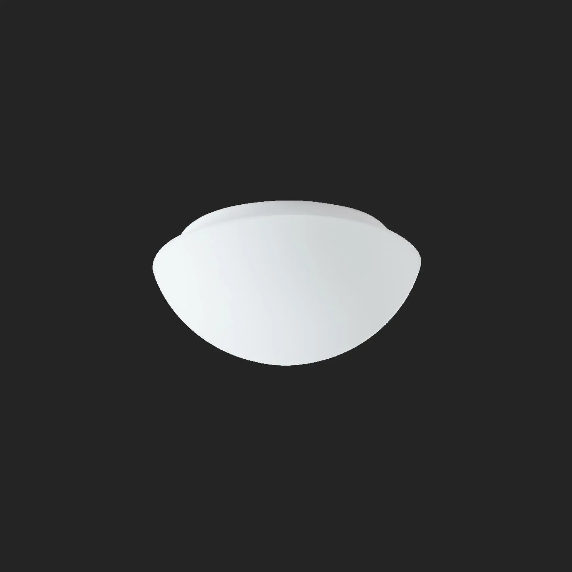 OSMONT AUR47075 AURA 1 stropní/nástěnné skleněné svítidlo bílá IP43 4000 K 1W LED