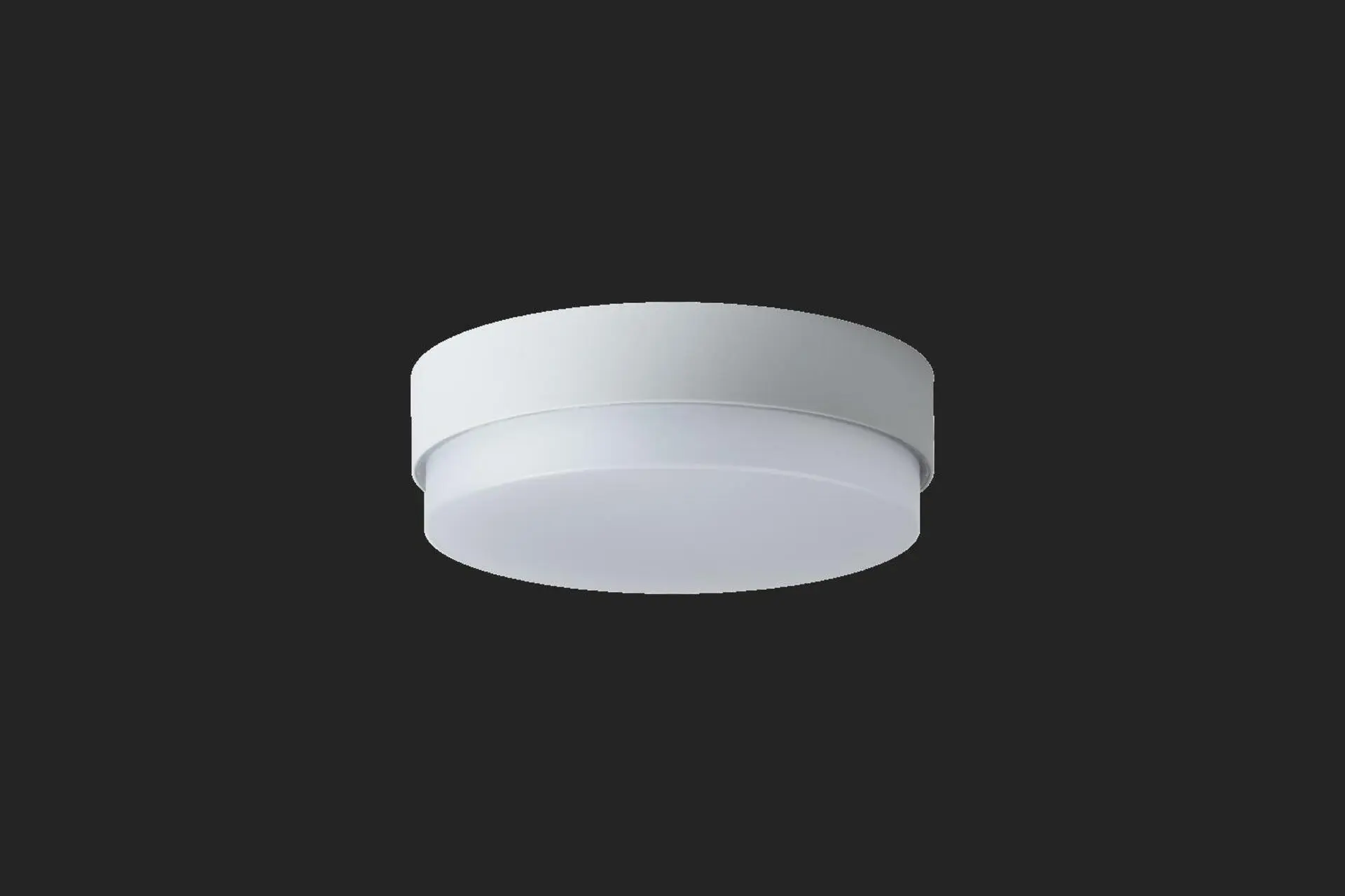 OSMONT TRI50659 TRITON 2 stropní/nástěnné průmyslové plastové svítidlo stříbrná / bílá IP65 4000 K 27W LED HF nouzové kombinované 3 h