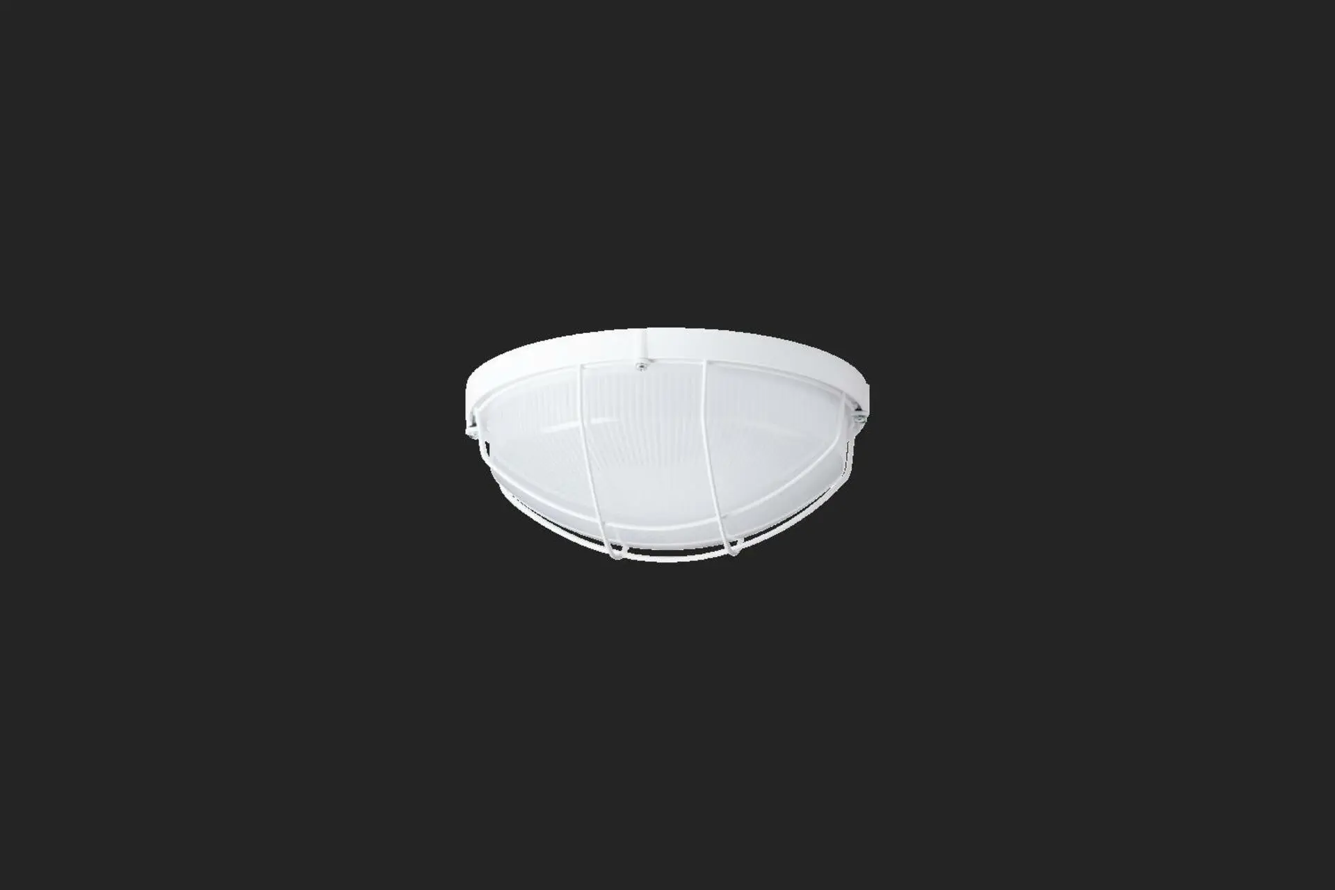 OSMONT ELE57256 ELEKTRA 4 stropní/nástěnné průmyslové plastové svítidlo bílá IP65 3000 K 15W LED nouzové kombinované 3 h
