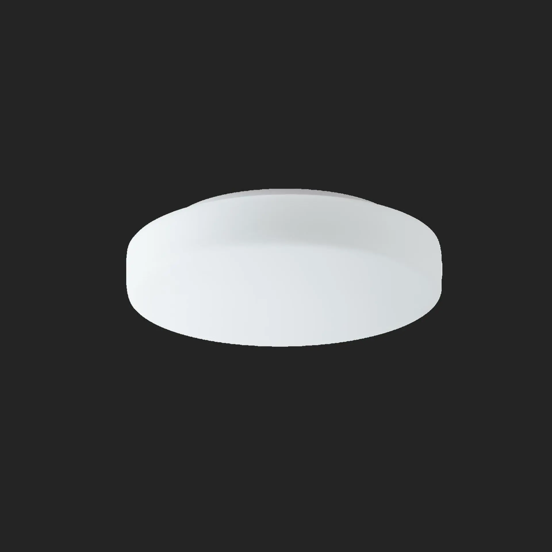 OSMONT EDN59150 EDNA 3 stropní/nástěnné skleněné svítidlo bílá IP43 3000 K 19W LED HF nouzové kombinované 3 h