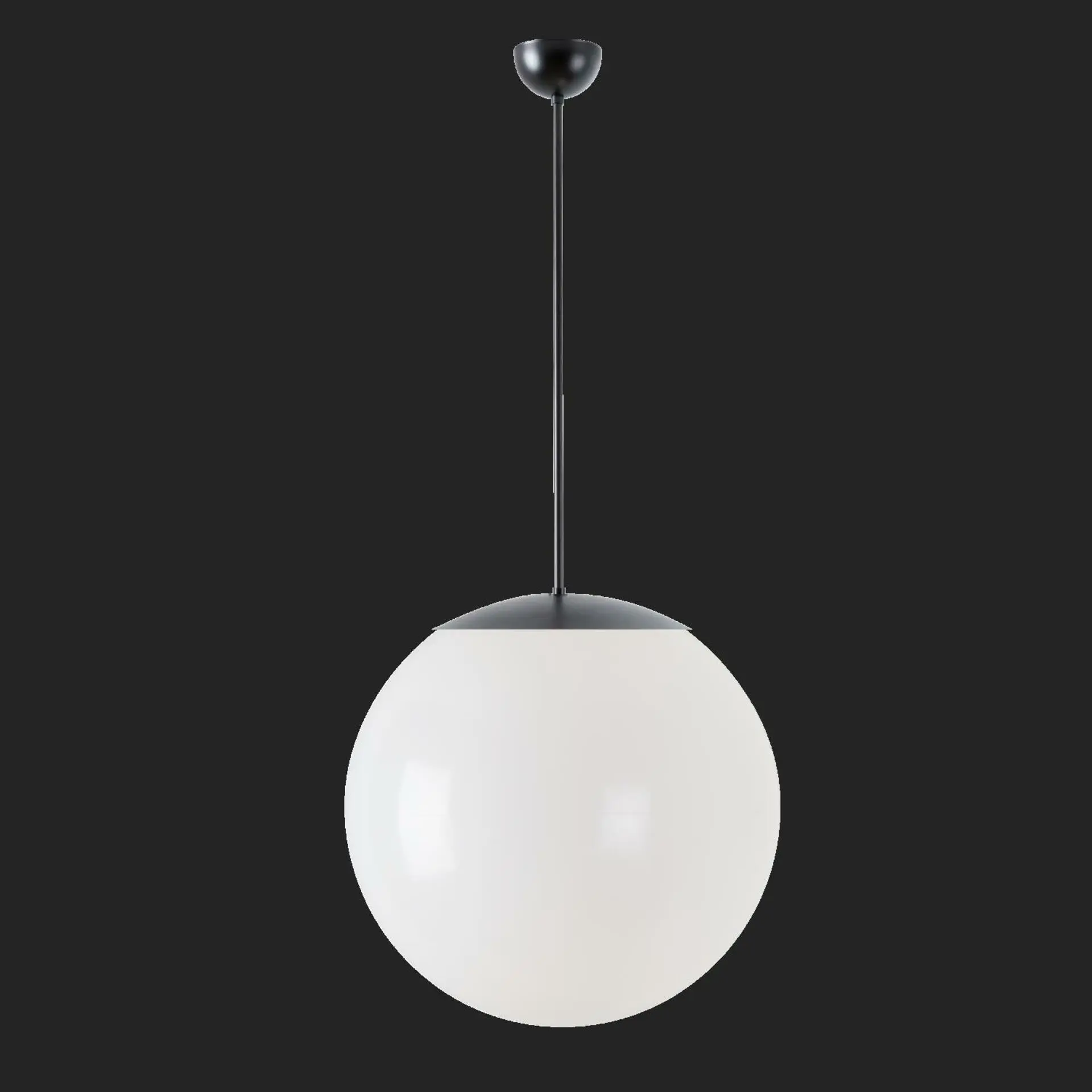 OSMONT ISI61411 ISIS P4 závěsné plastové svítidlo černá / bílá IP40 3000 K 41W LED nouzové kombinované 3 h