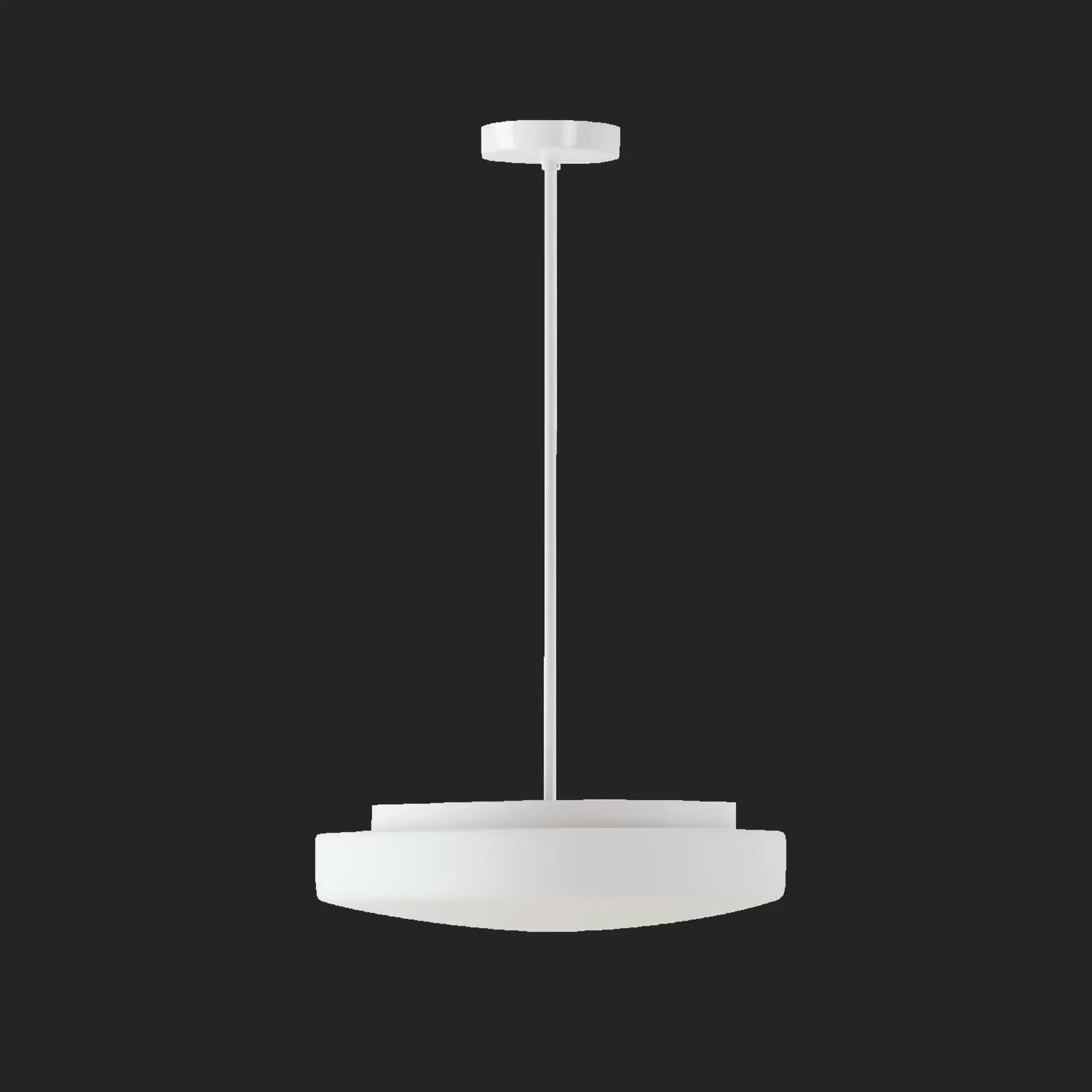 OSMONT EDN61588 EDNA P4 závěsné skleněné svítidlo bílá IP40 4000 K 27W LED DALI