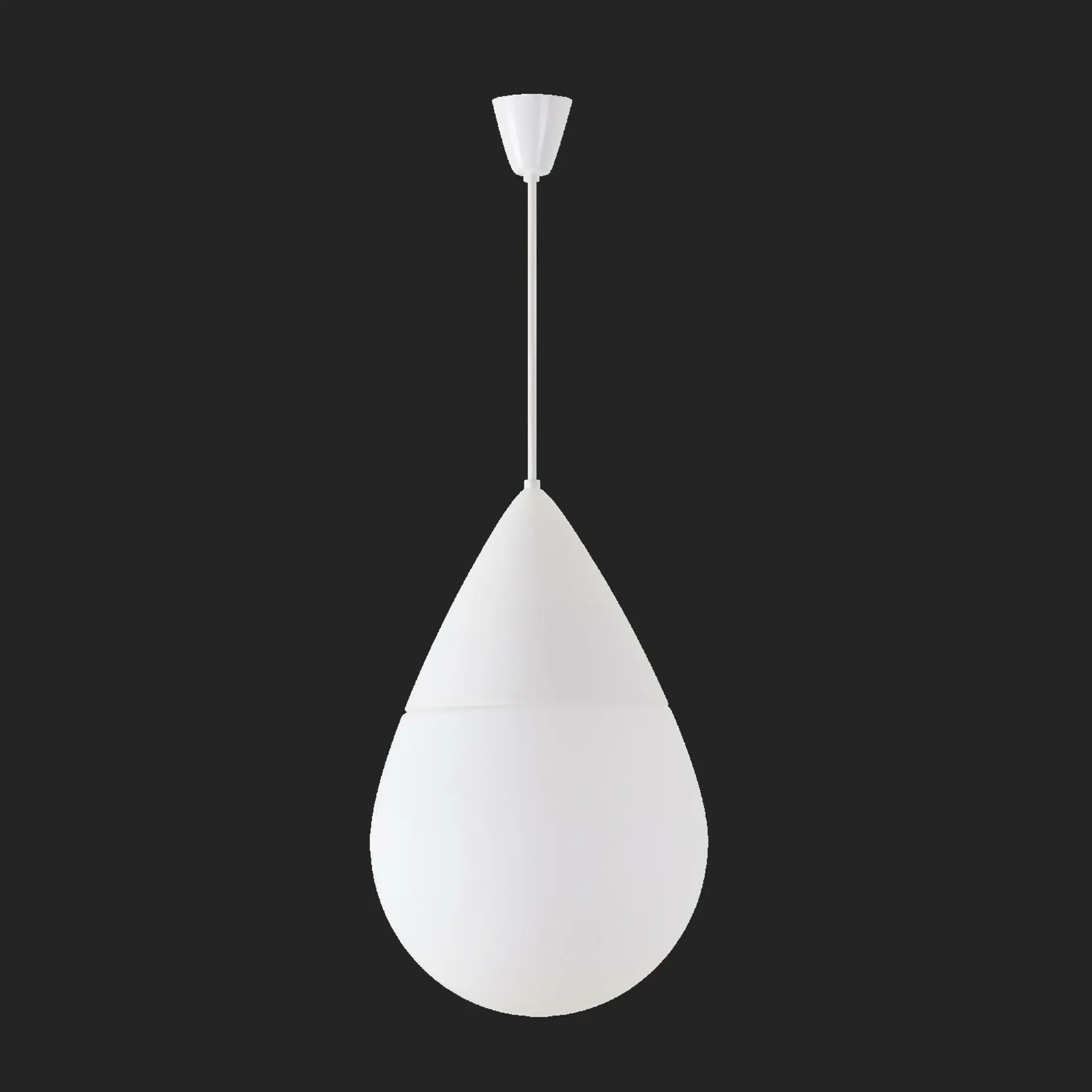 OSMONT DAN63065 DANAE S závěsné skleněné svítidlo bílá IP40 3000 K 2x20/9W LED