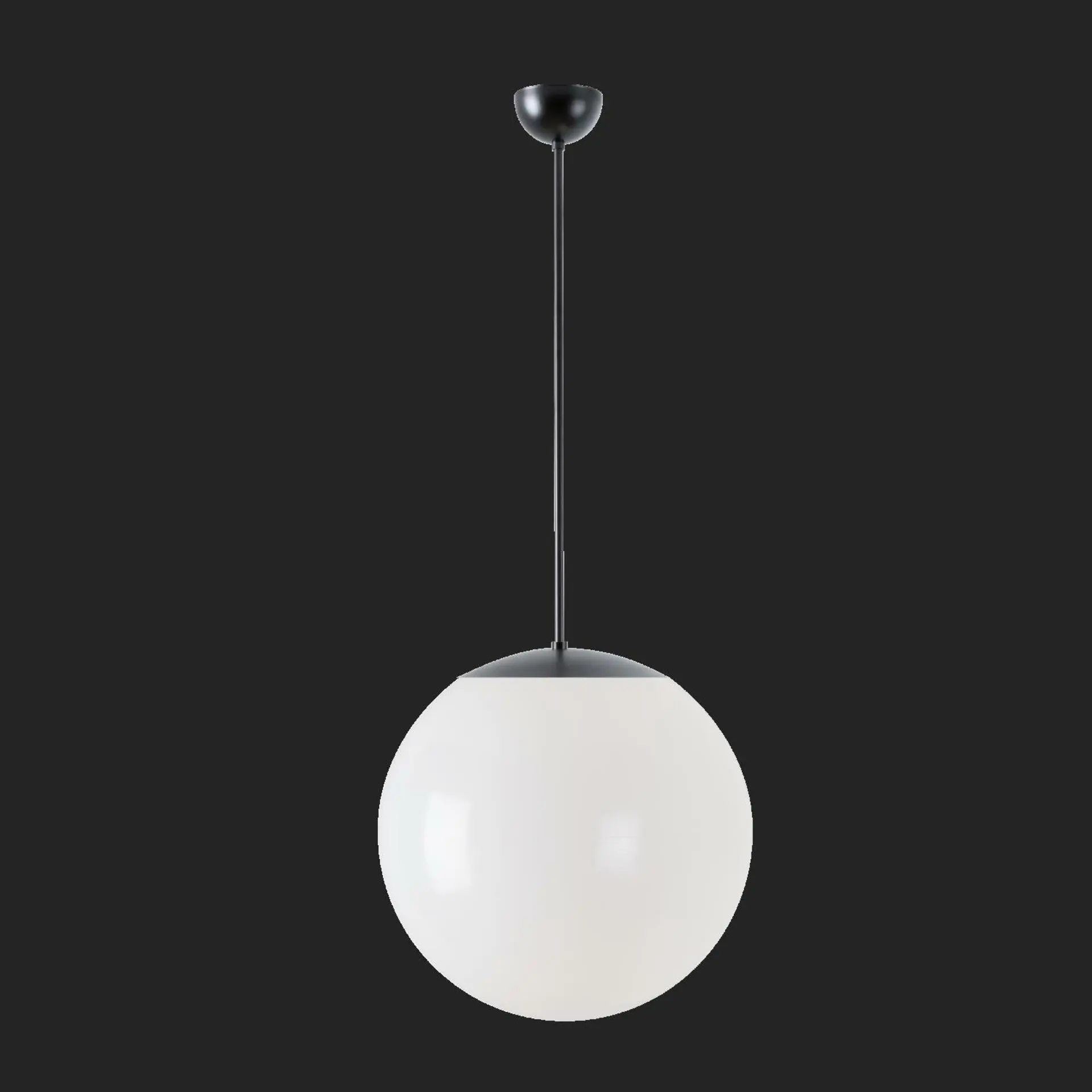 OSMONT ISI63926 ISIS P3 PM závěsné plastové svítidlo černá / bílá IP40 4000 K 27W LED nouzové kombinované 1 h